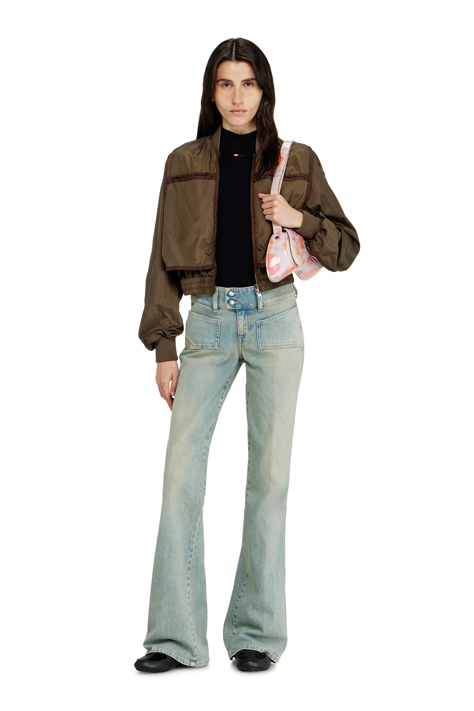 Diesel - Woman's Bootcut Jeans D-Hush 09N33, Medium blue - 1