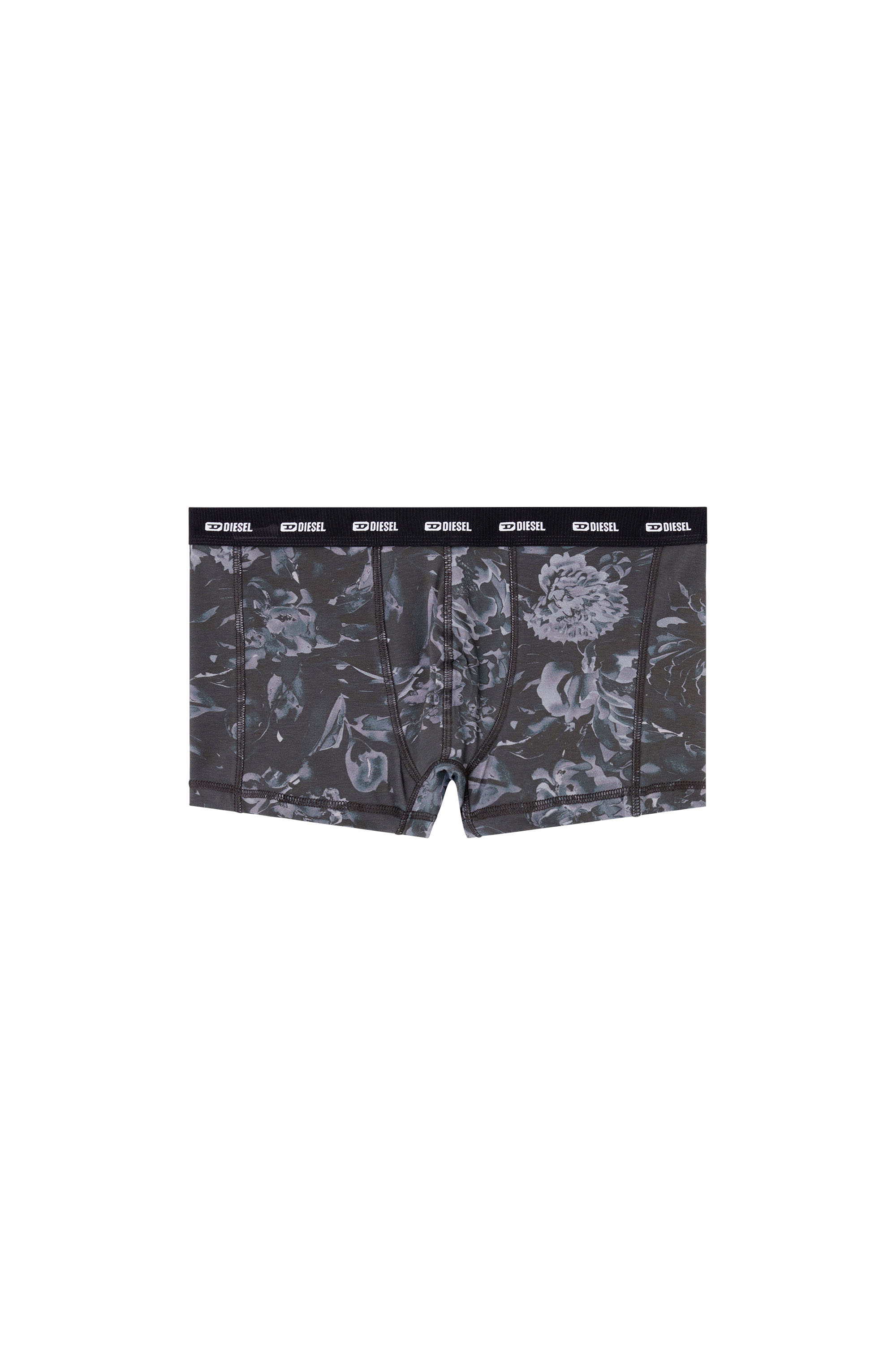 Diesel - DAMIEN-UTLT, Man's Boxer briefs with Flower print in Grey - 3