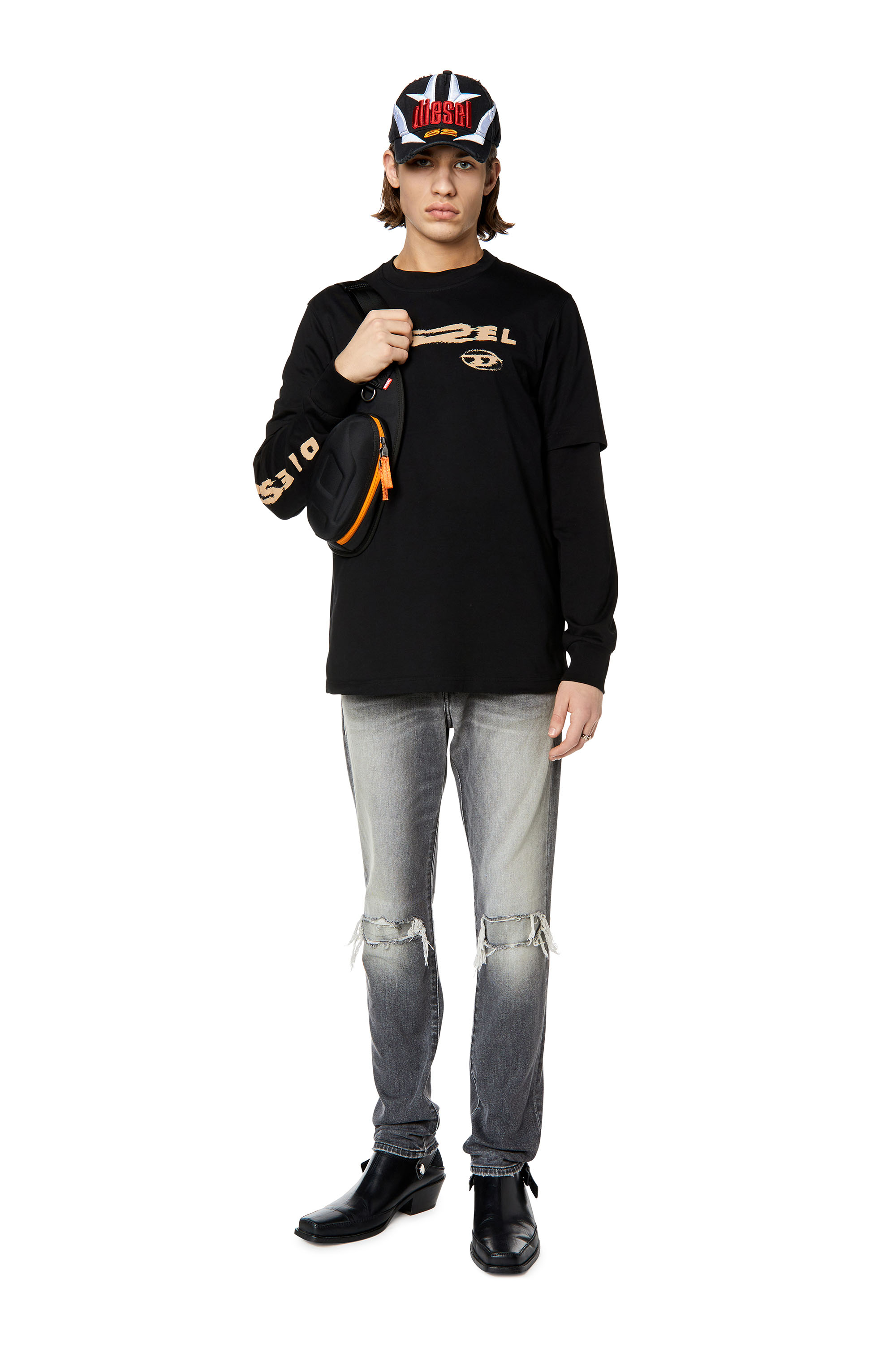 Diesel - T-JUST-G9, Black - Image 2