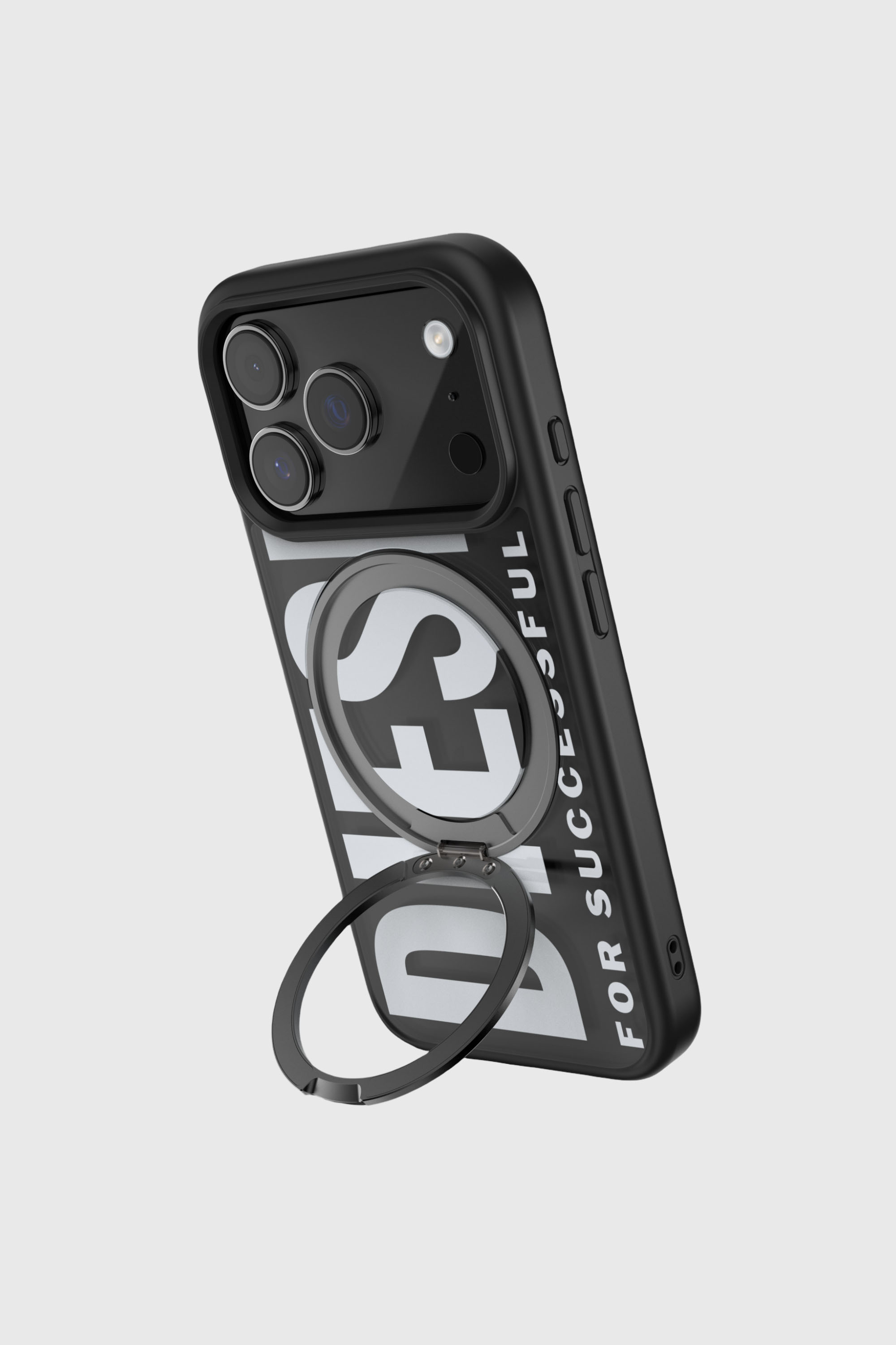 Diesel - 60405 RING STAND CASE RING STAND, Unisex's Ringstand-Magsafe case for iPhone 17 Pro in Black - 2