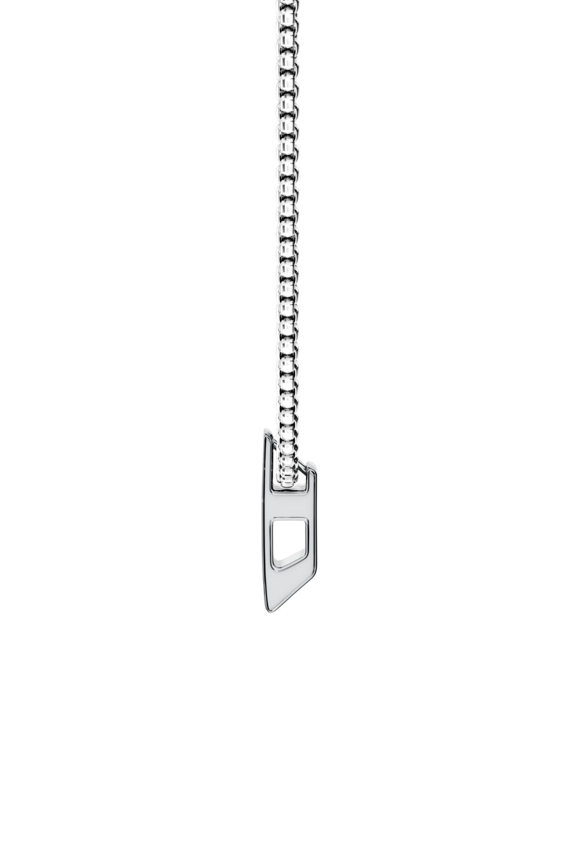 Diesel - DX1689040 JEWELLERY, Unisex's Stainless steel pendant necklace in Silver/Red - 3