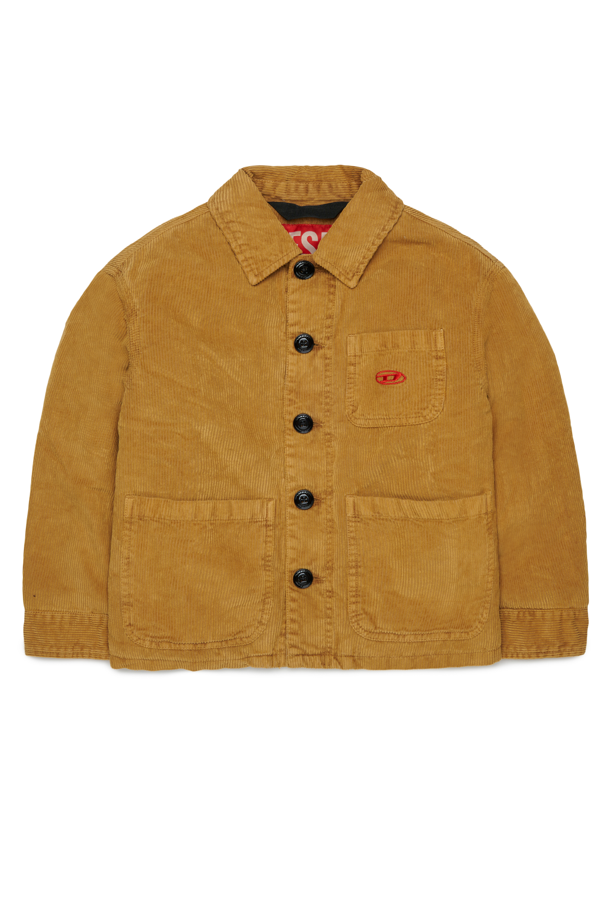 Diesel - JMILL, Man's Corduroy shirt jacket in Brown - 1