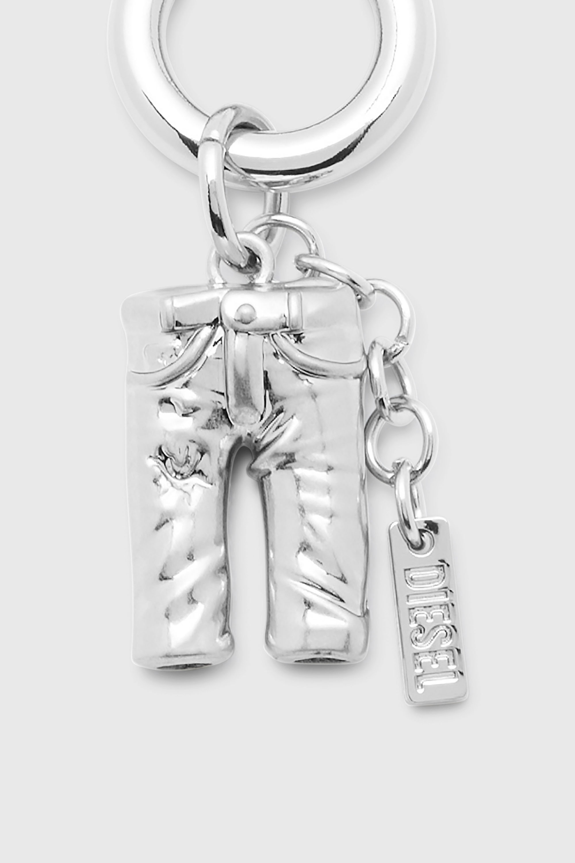 Diesel - CHARM-5PKT, Unisex's Charm in metal with logo detail in Silver - 2