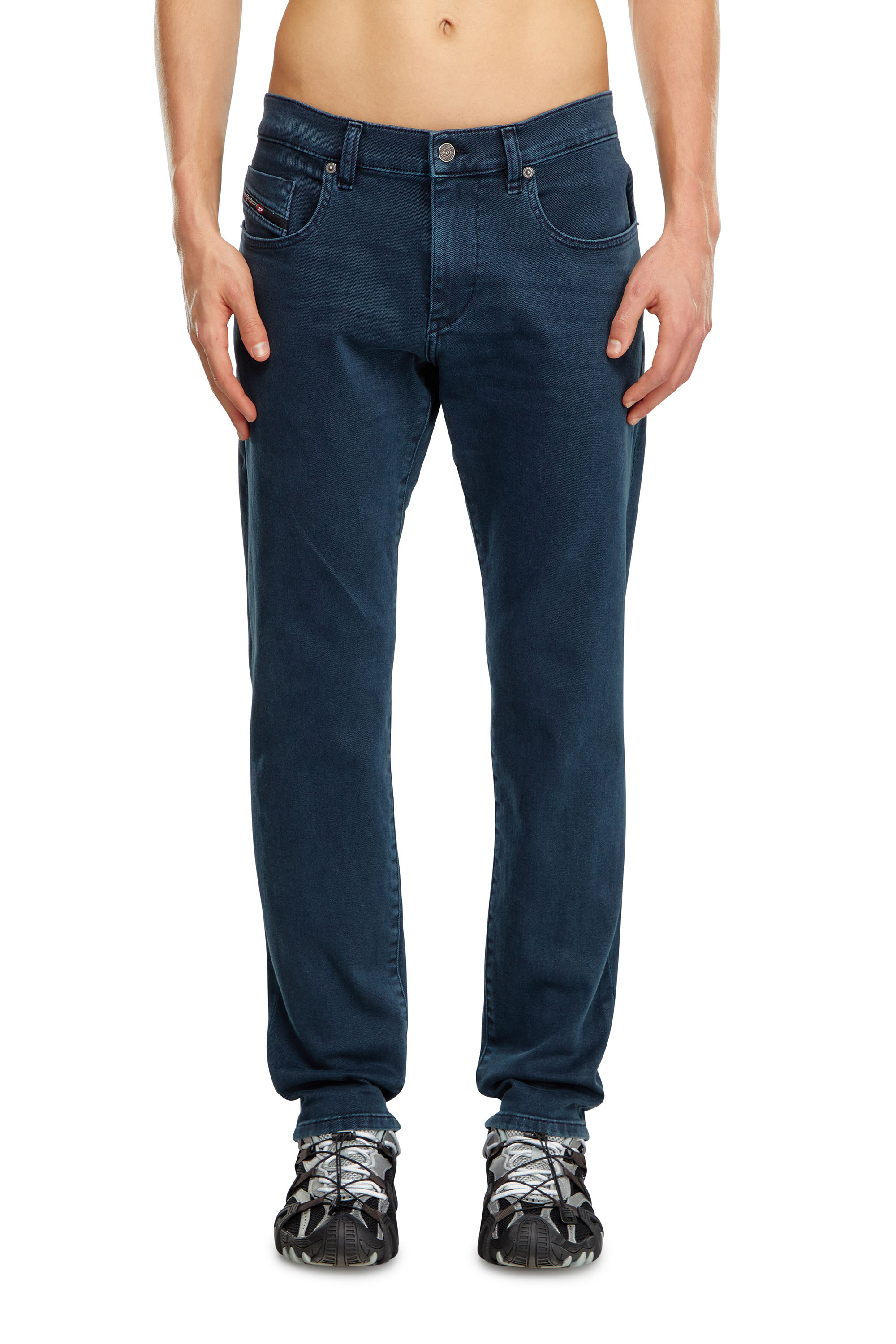 Diesel - 2019 D-STRUKT 0QWTY Slim Jeans, Medium blue - Image 1