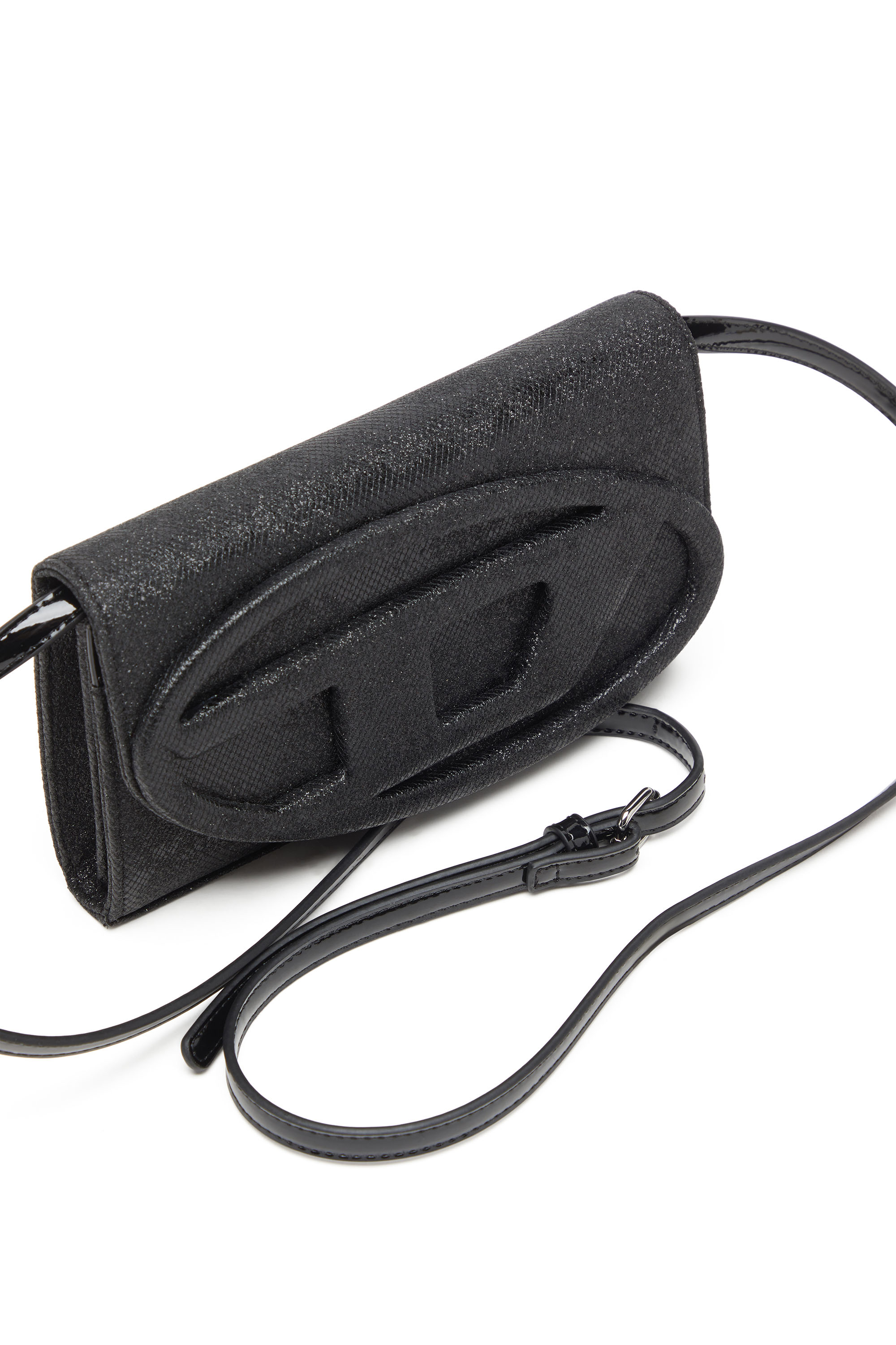 DIESEL ディーゼル 1DR WALLET グリッター Dロゴ 2WAYハンドバッグ 
