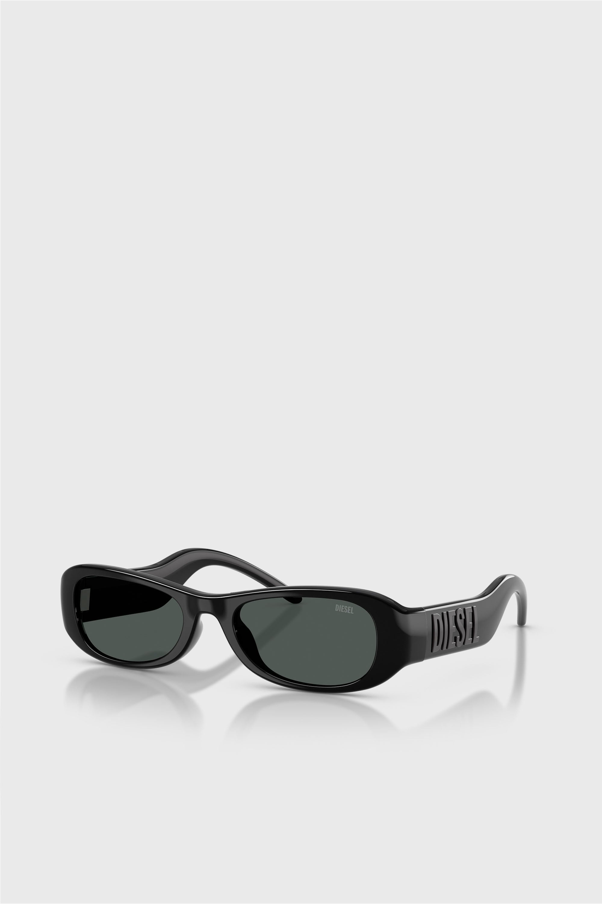 Diesel - 0DL3020U, Unisex's Pillow Sunglasses in Black - 2