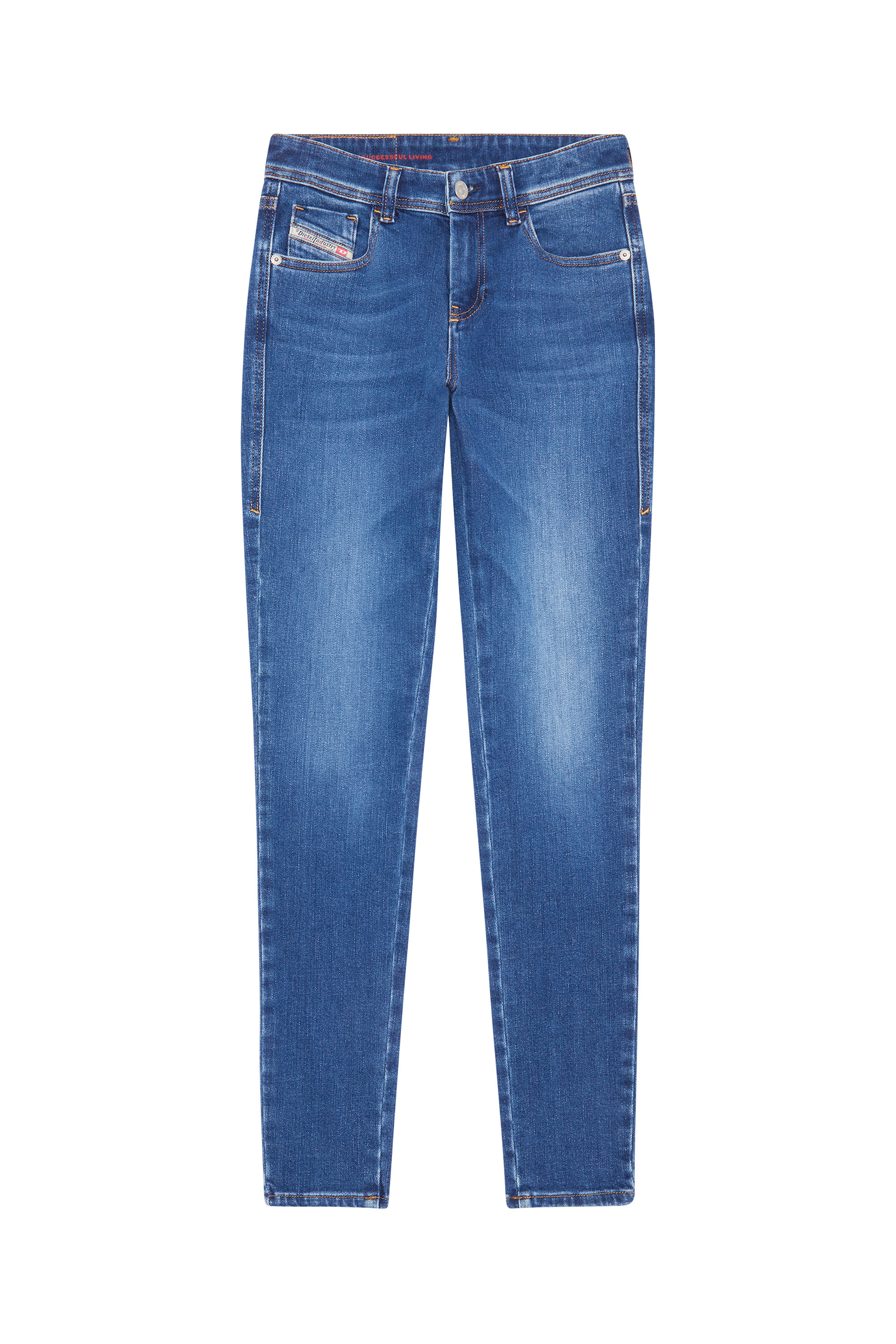 Diesel - Super skinny Jeans 2017 Slandy 09C21, Medium blue - Image 7