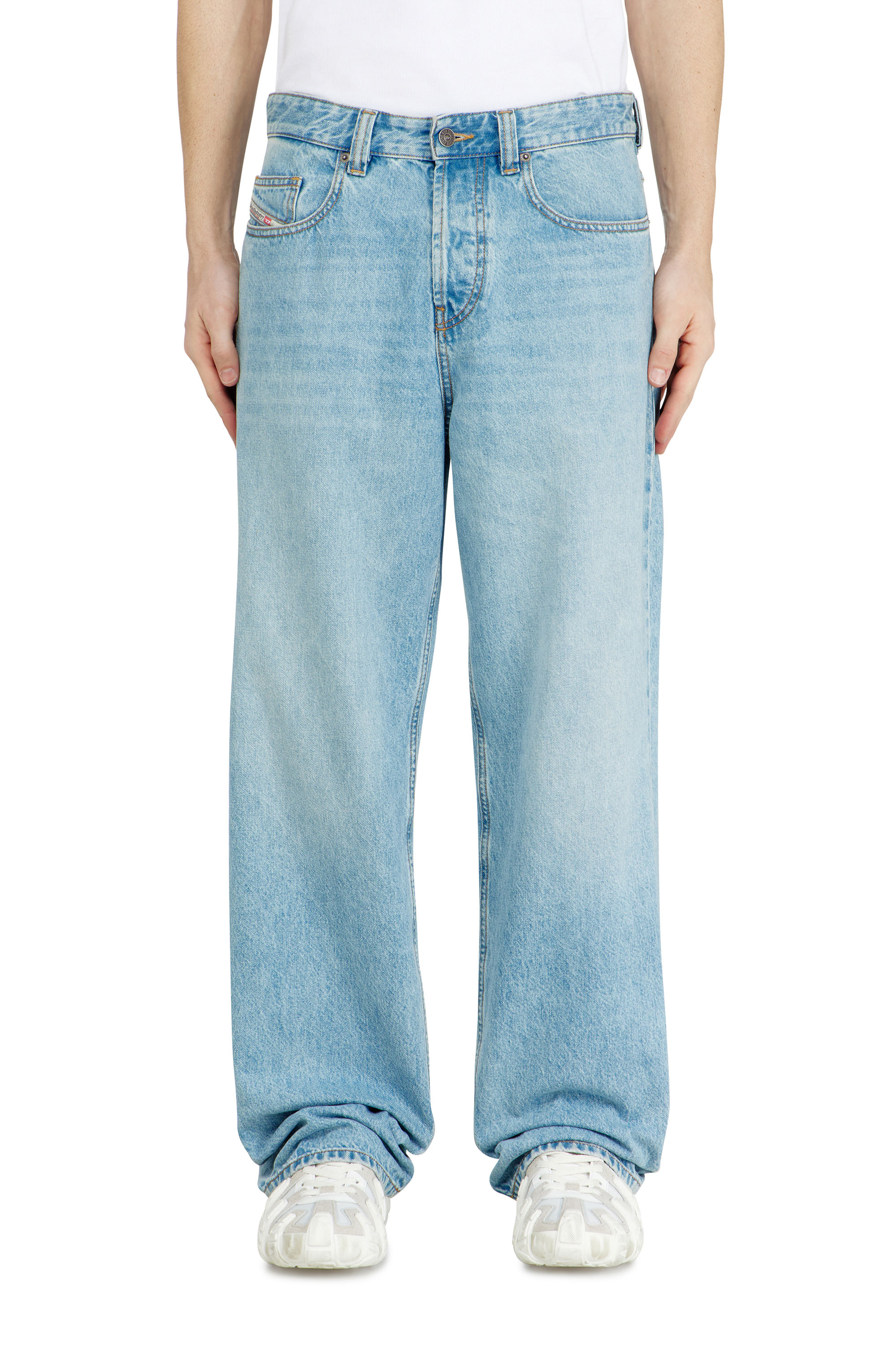 Diesel - Man's Relaxed Jeans 2001 D-Macro 09I29, Light Blue - 1