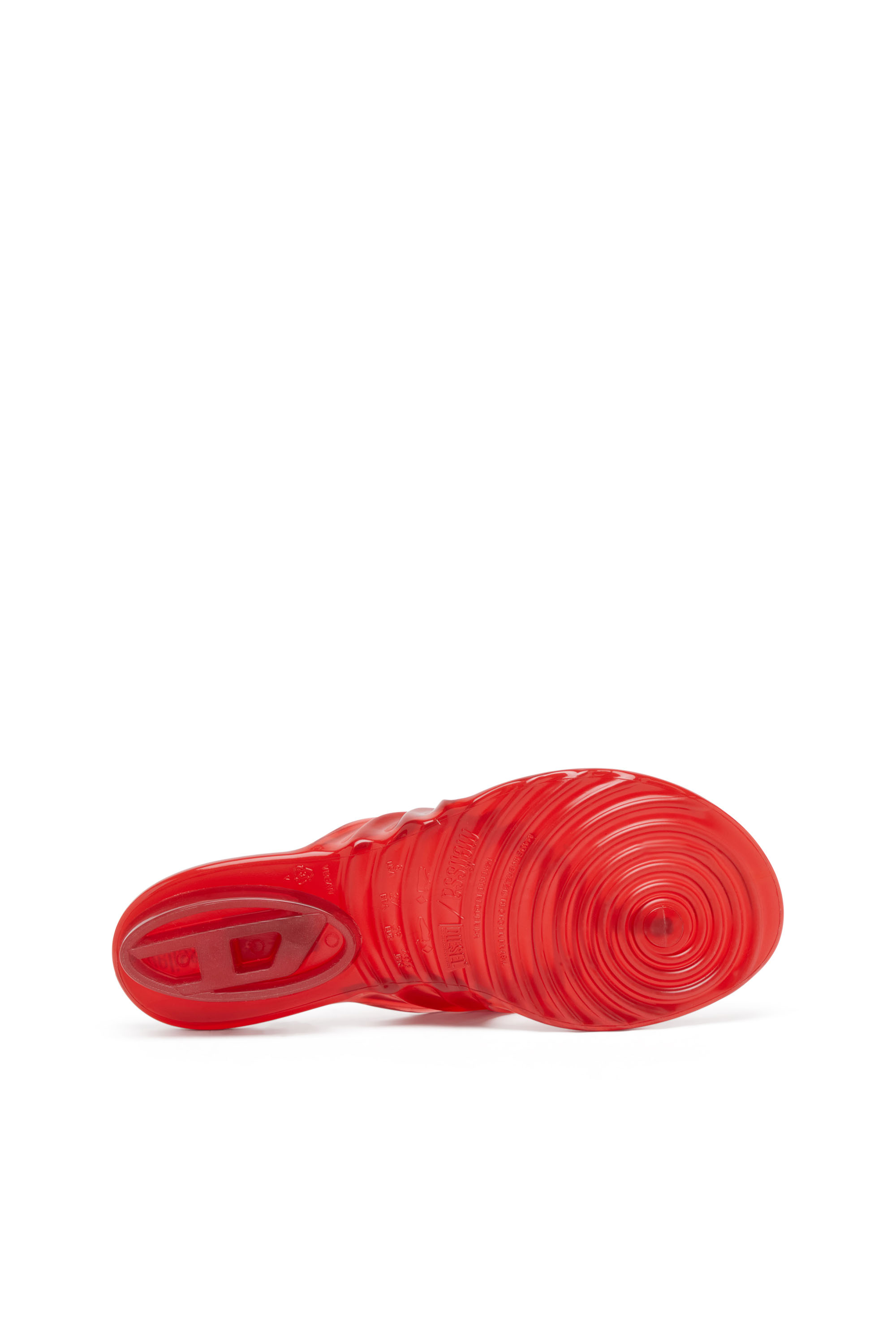 Diesel - MELISSA QUANTUM THONG, Woman's Sculptural flip-flops in Melflex&reg; in Red - 5