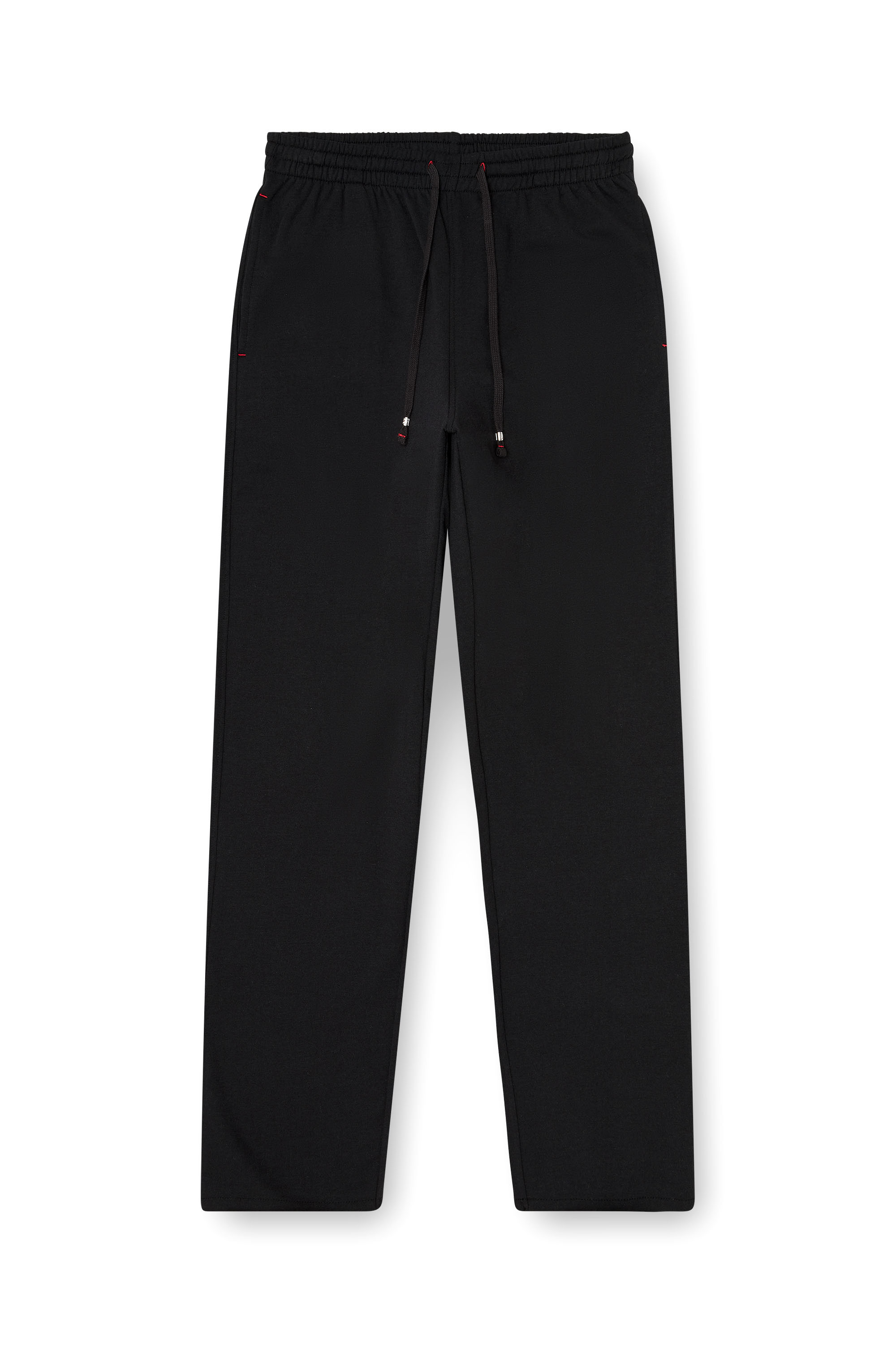 Diesel - INDRA-D-CORE, Woman's Peached sweatpants with raw hems in Black - 3