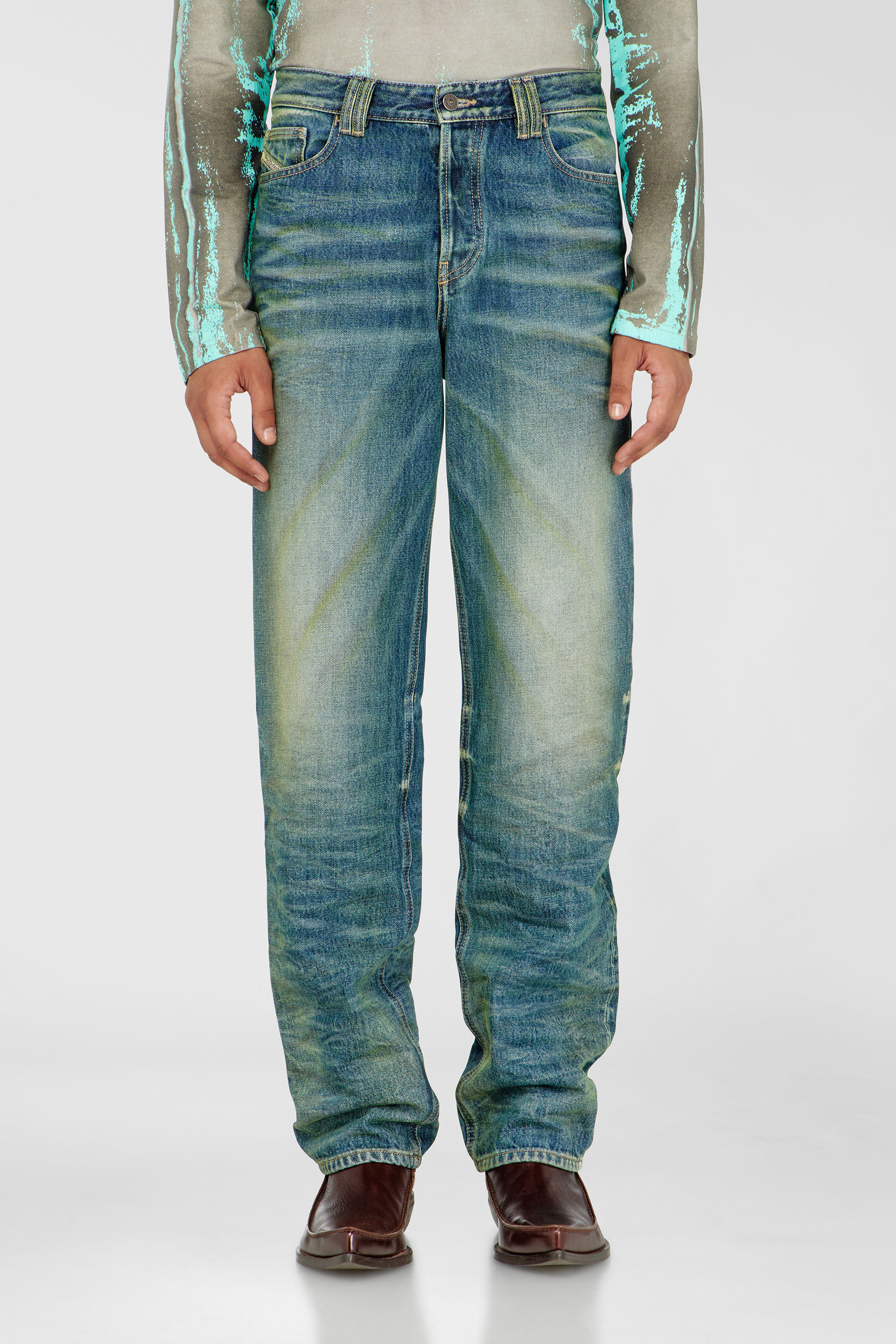 Diesel - Man's Regular Jeans 1991 D-Voeed 007FV, Medium blue - 1