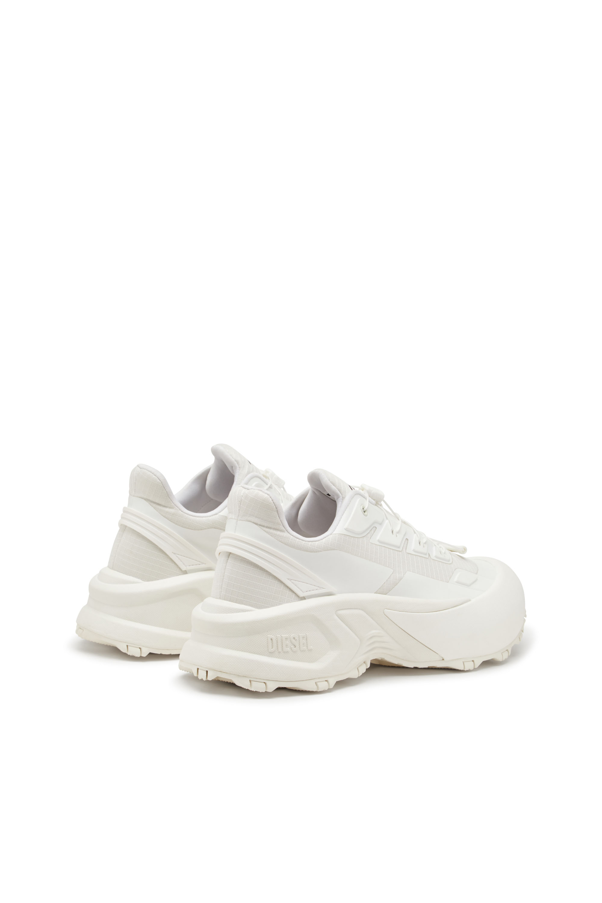 D-CAGE RUNNER, White Diesel - D-CAGE RUNNER, Man's D-Cage Runner-Sneakers in TPU-trimmed ripstop in White - 3