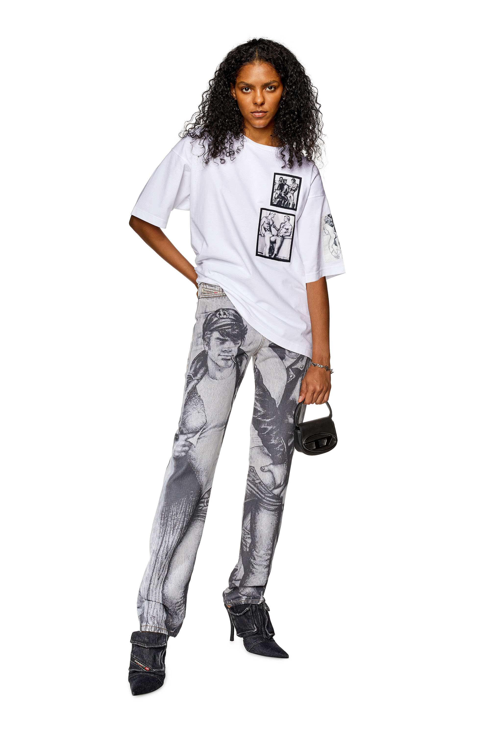 Diesel - 2020 D-Viker 007F8 Straight Jeans, Grey - Image 4