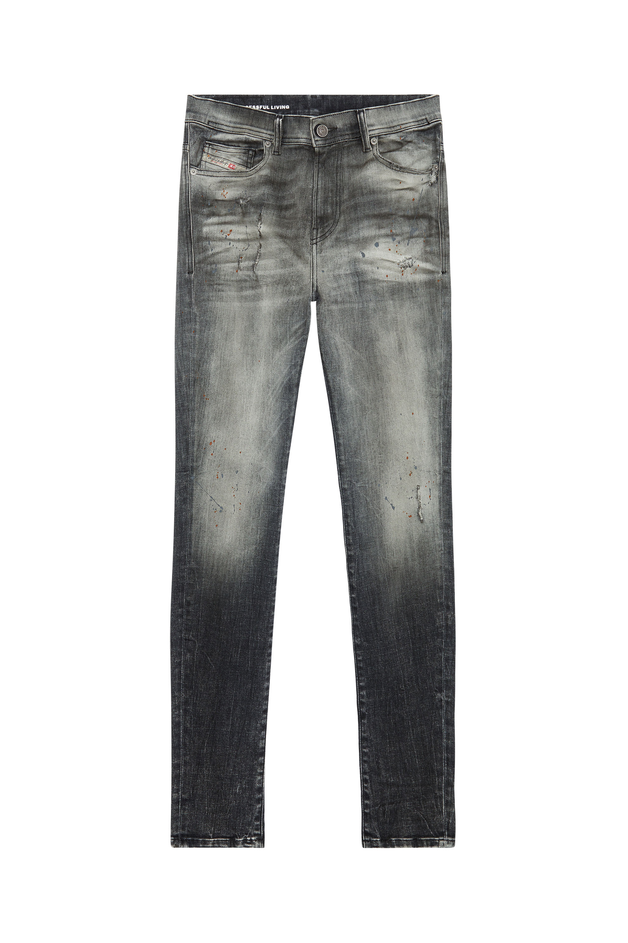 Diesel - 1983 D-Amny 09E70 Skinny Jeans, Black/Dark grey - Image 5