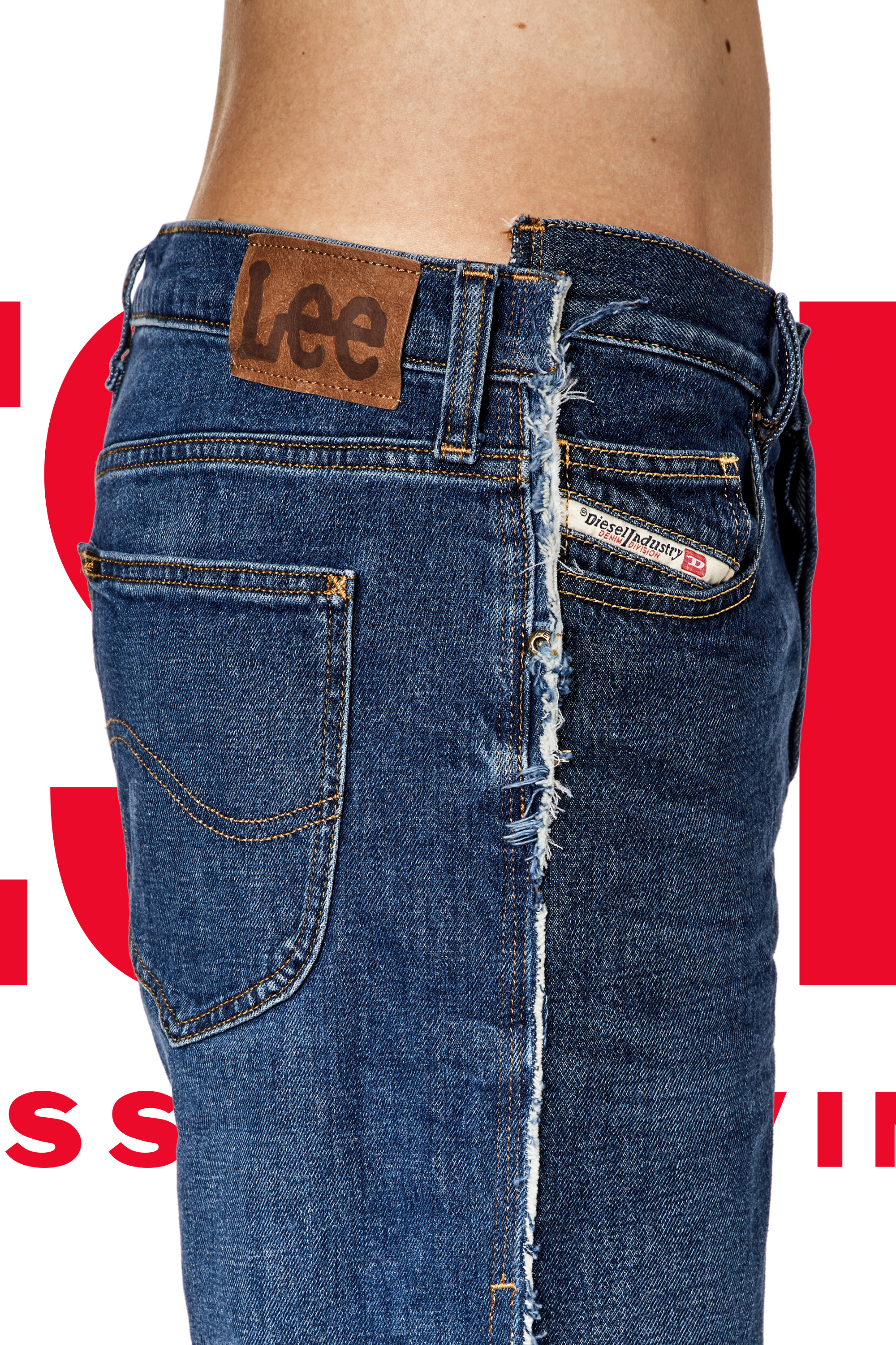 Regular Jeans Dieseloves 03 09K47, Medium blue Diesel - Unisex's Regular Jeans Dieseloves 03 09K47, Medium blue - 2