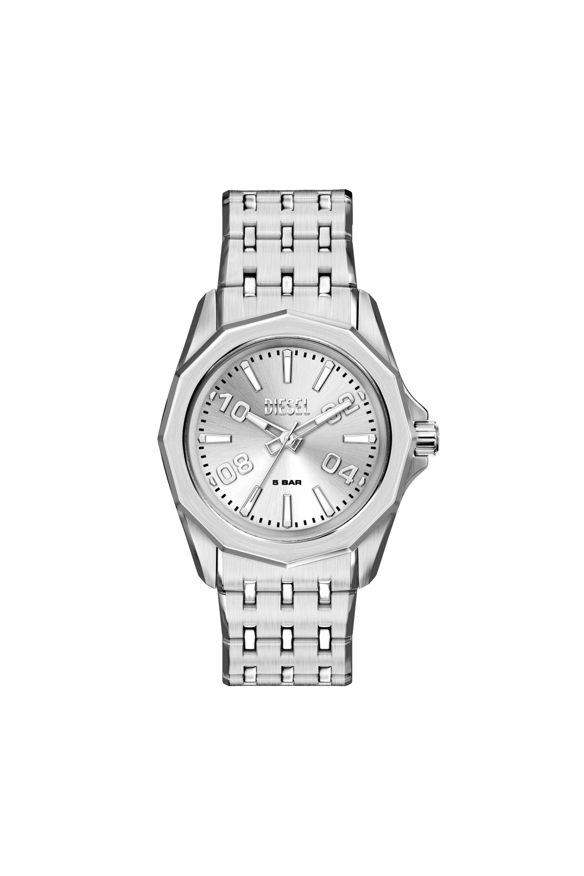 Diesel - DZ2236 WATCH, Man's Stinger stainless steel watch in Silver - 1