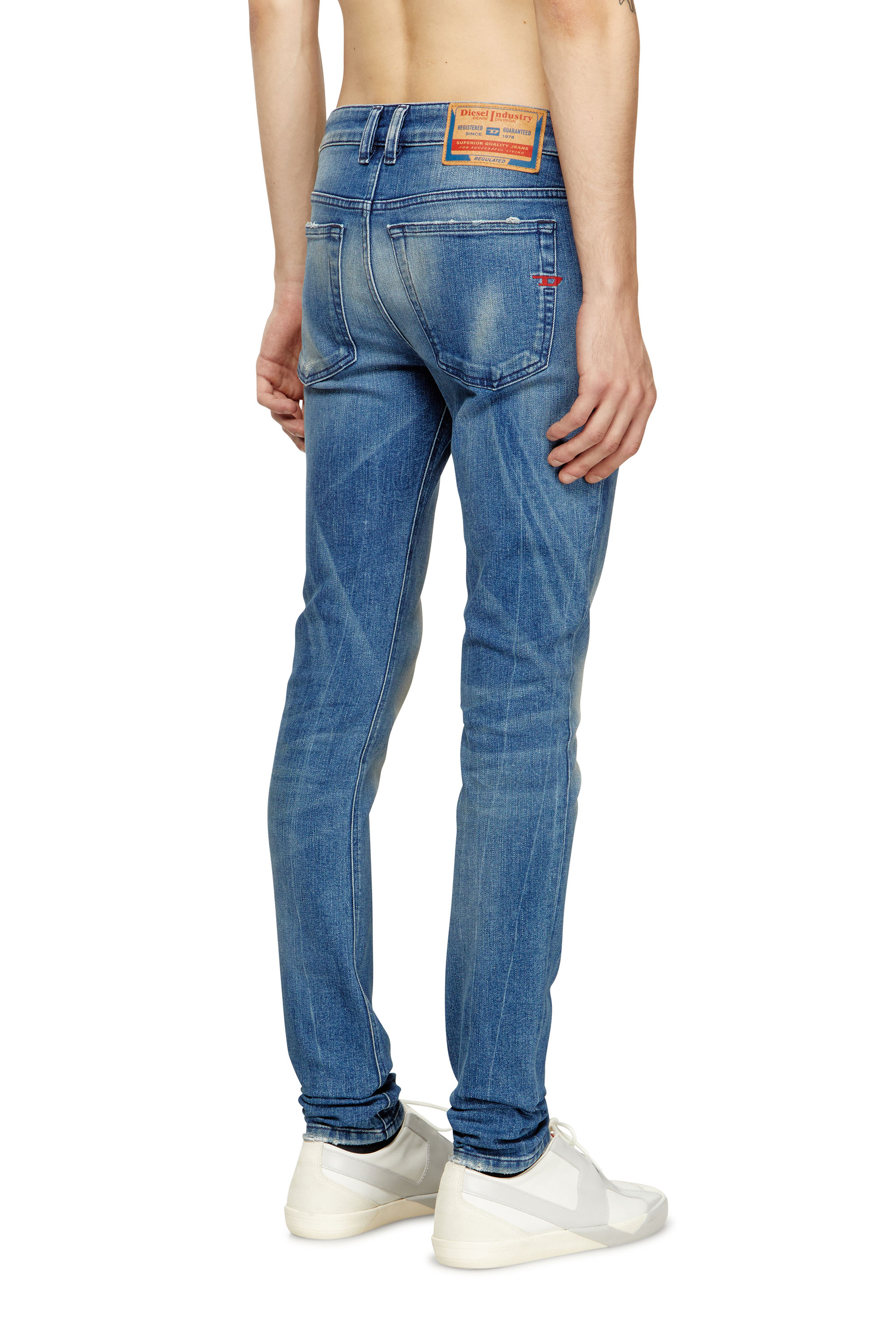 Diesel - Man's Skinny Jeans 1979 Sleenker 0DBDR, Medium blue - 4