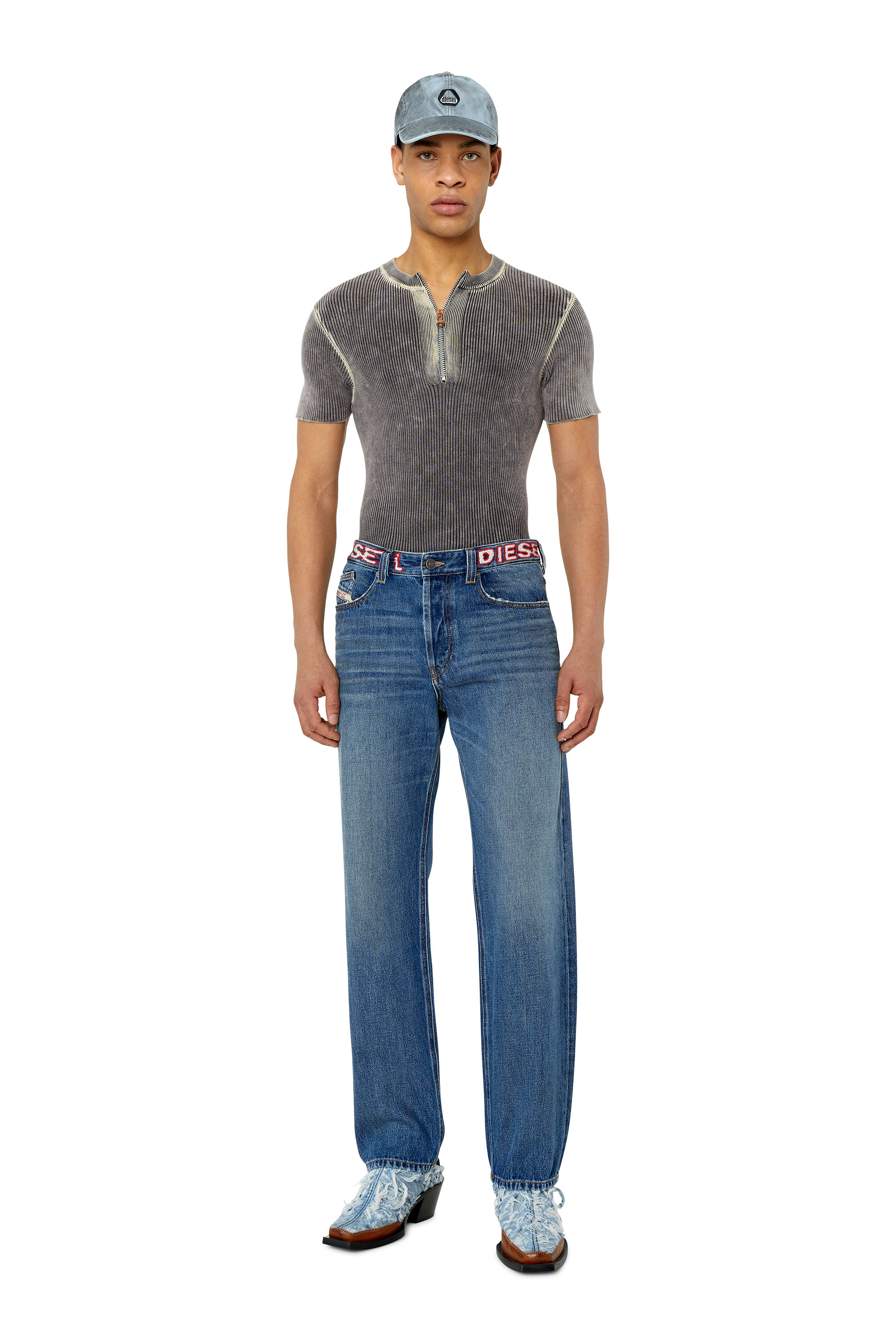 Diesel - 2010 D-Macs 007K9 Straight Jeans, Medium blue - Image 4