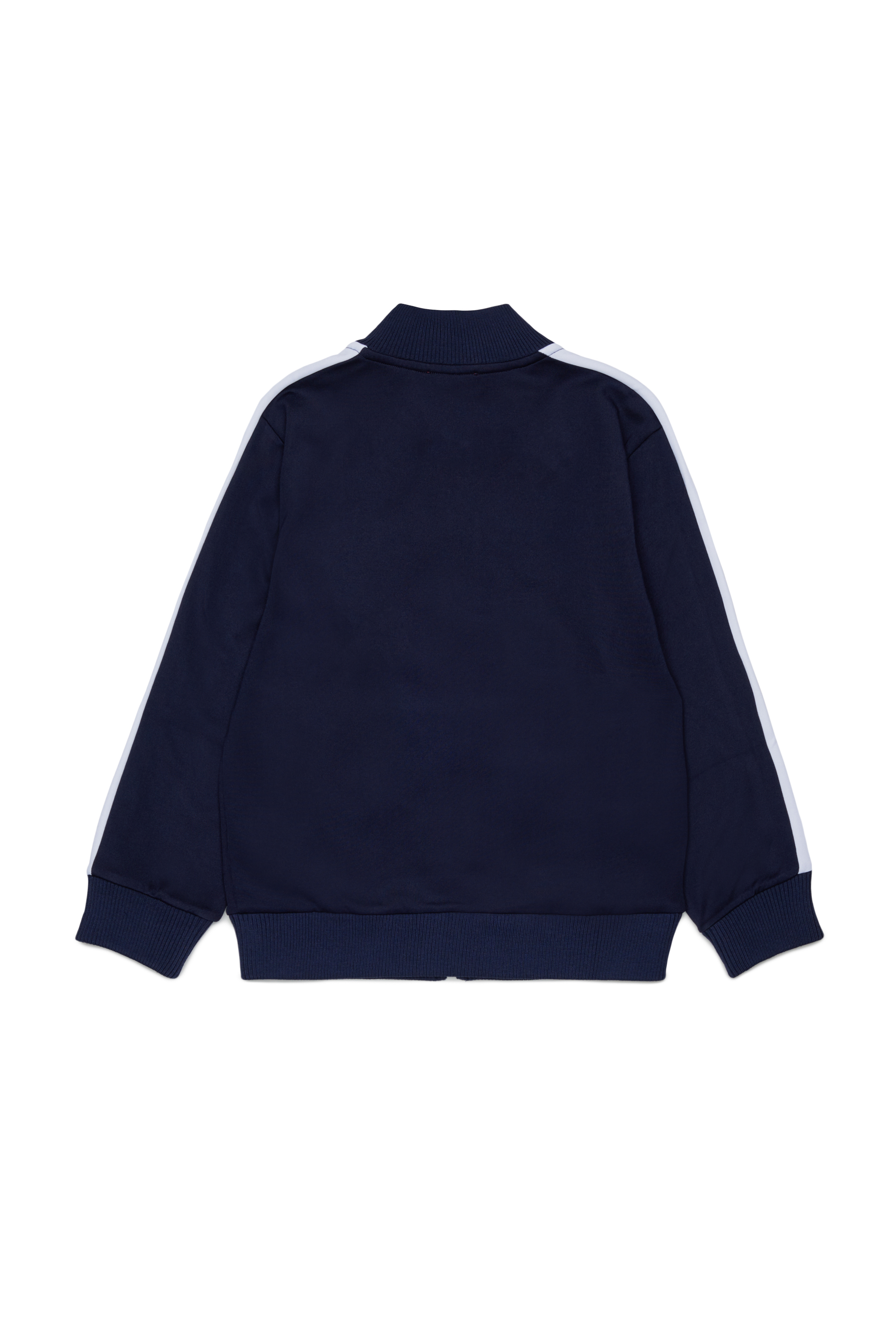Diesel - SBOS, Man's Track jacket with Oval D logo in Dark Blue - 2