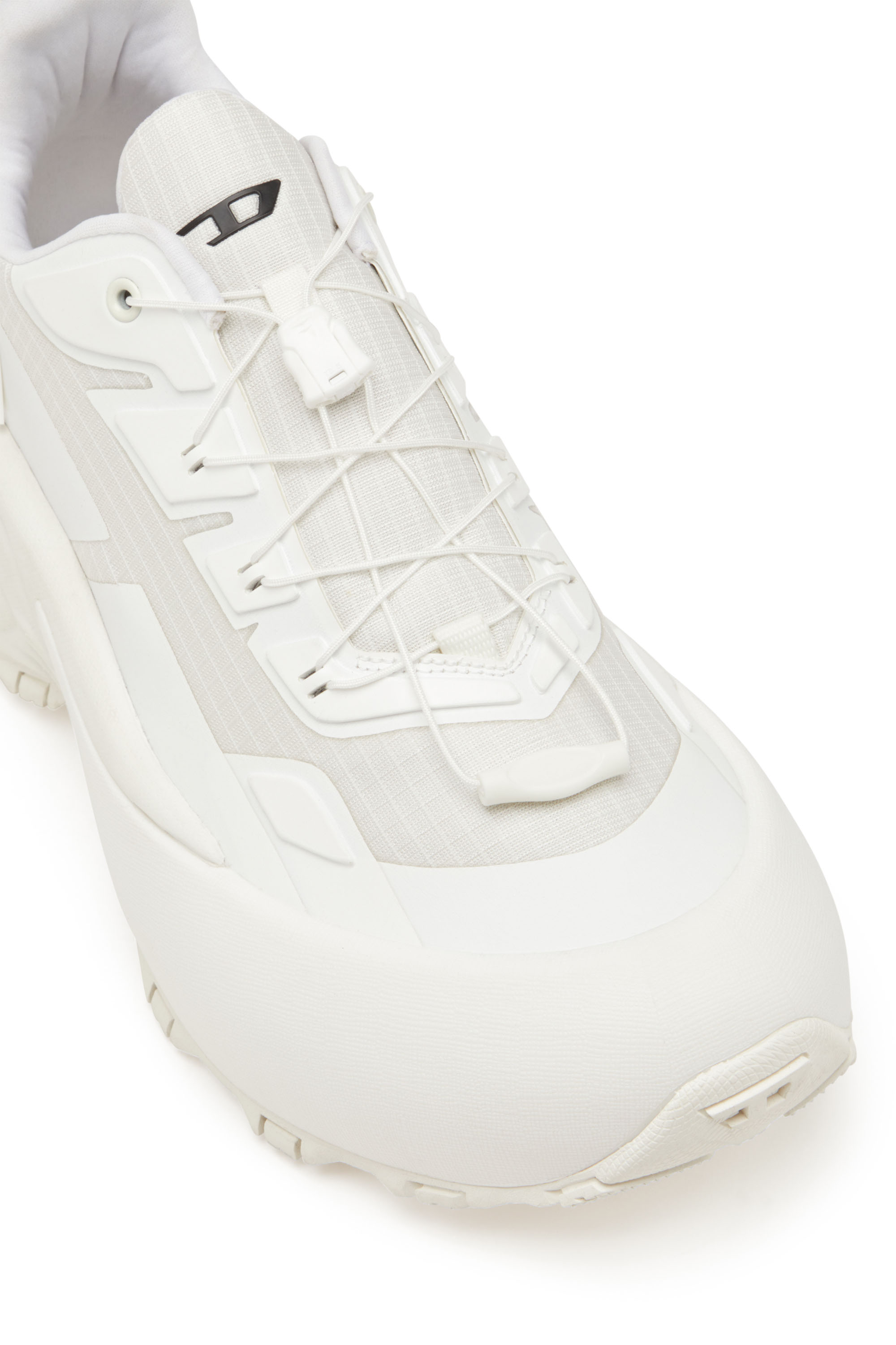 D-CAGE RUNNER, White Diesel - D-CAGE RUNNER, Man's D-Cage Runner-Sneakers in TPU-trimmed ripstop in White - 6