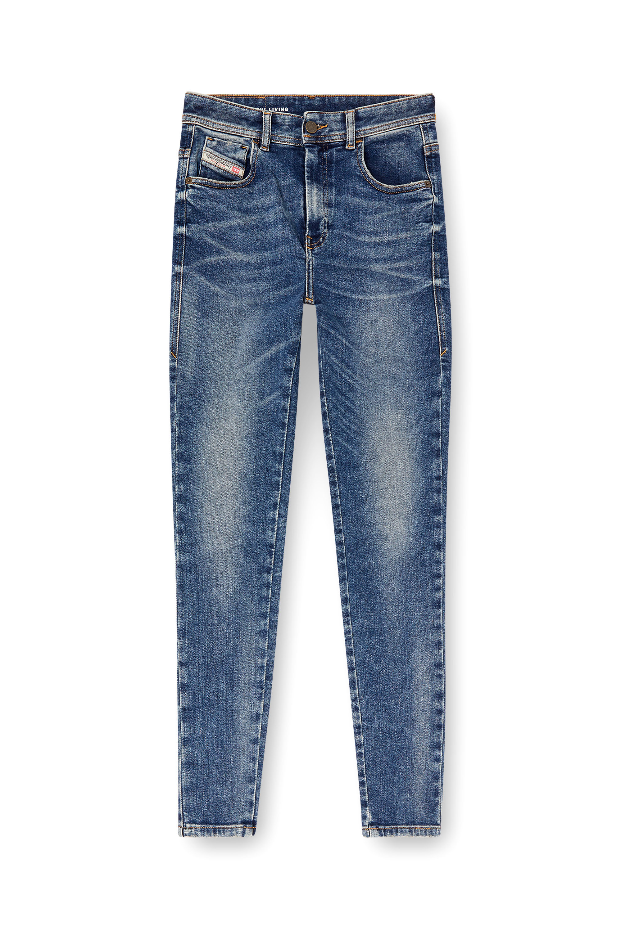 Skinny Jeans 1984 Slandy-High 007Y9, Medium blue Diesel - Woman's Skinny Jeans 1984 Slandy-High 007Y9, Medium blue - 2