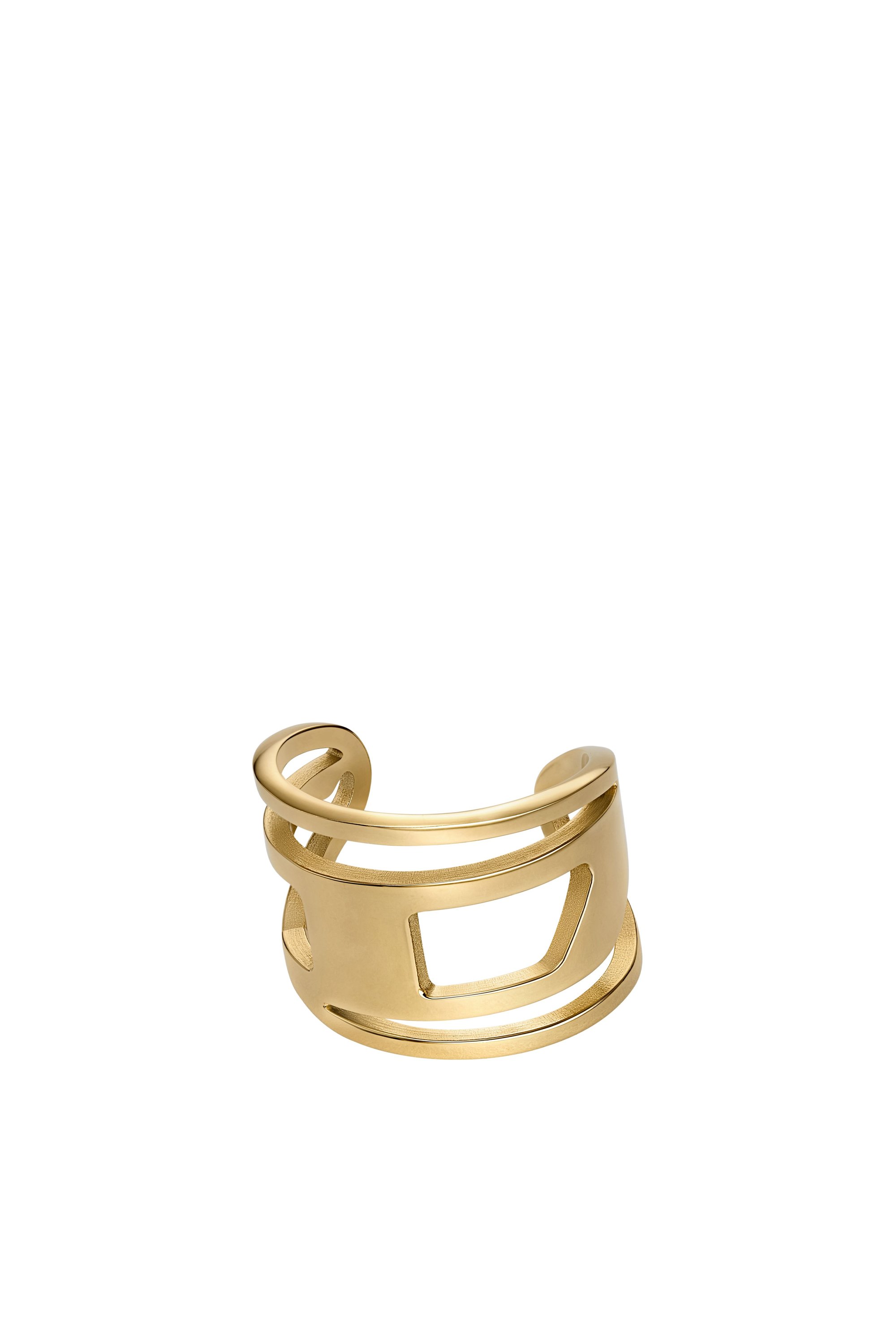 Diesel - DX1569710 JEWEL, Unisex's Gold-Tone Stainless Steel Band Ring in Gold - 2