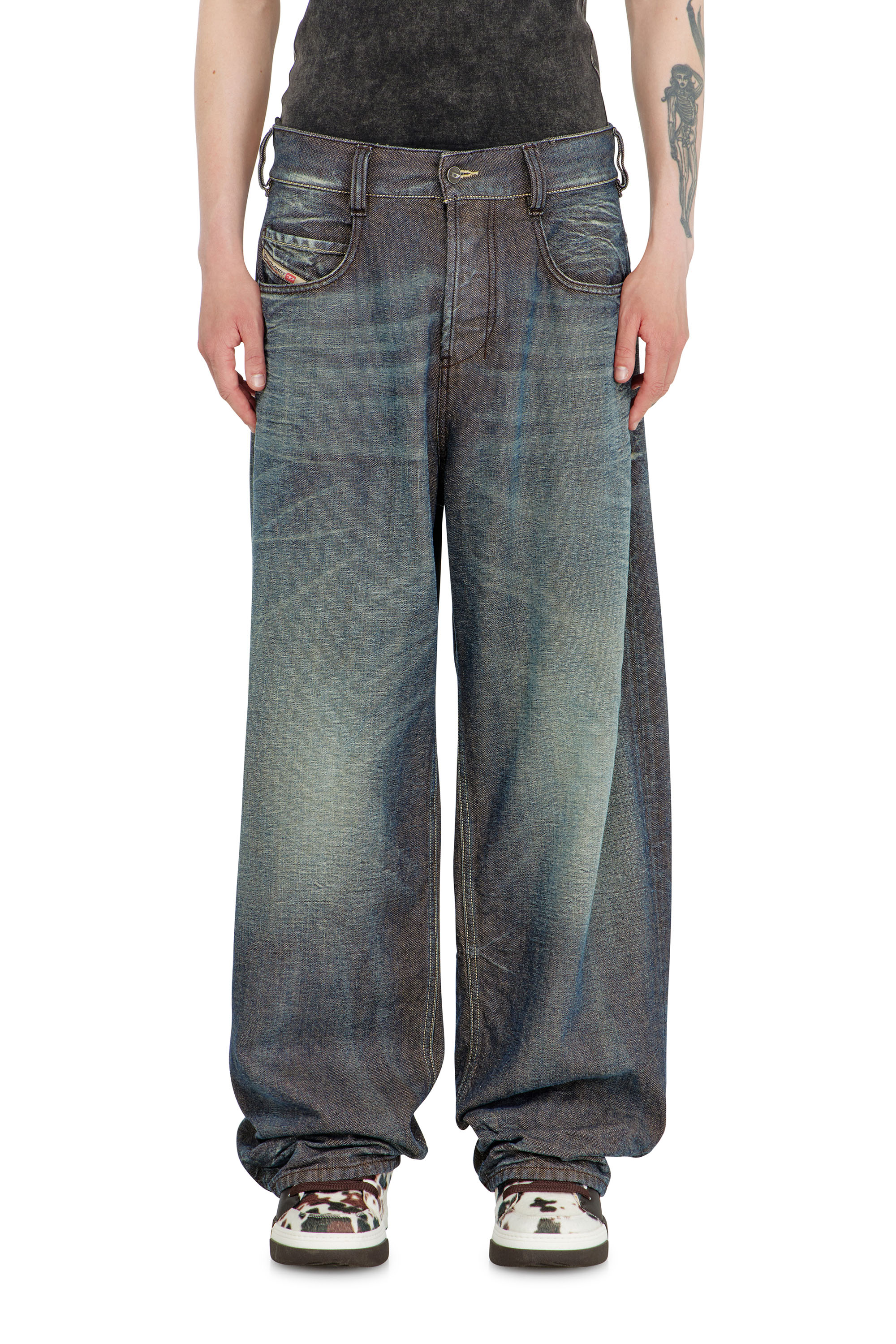 Diesel - Unisex's Relaxed Jeans 1997 D-Enim-M 007EM, Dark Blue - 4