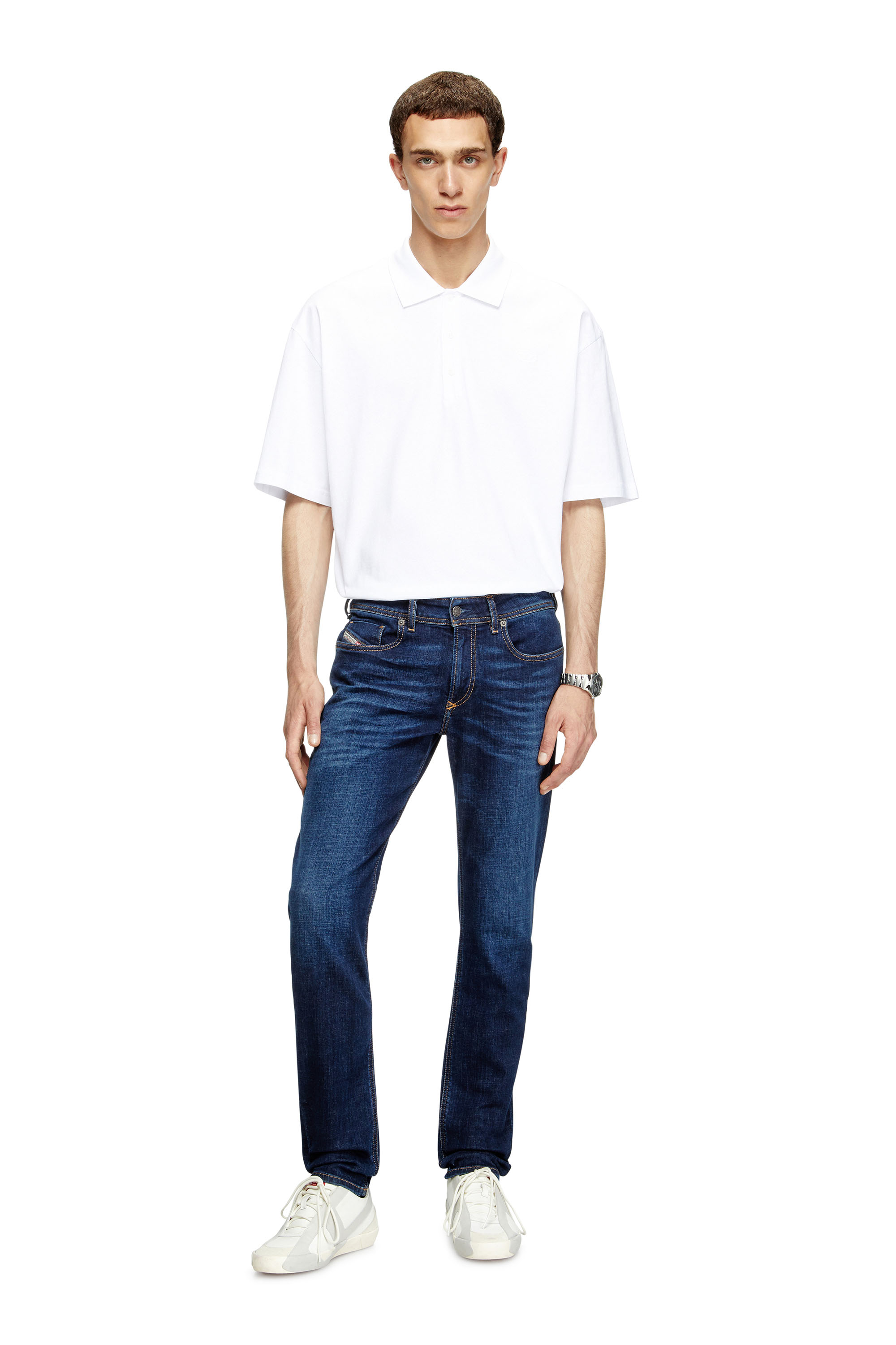 Diesel - Man's Skinny Jeans 1979 Sleenker 09J17, Dark Blue - 1