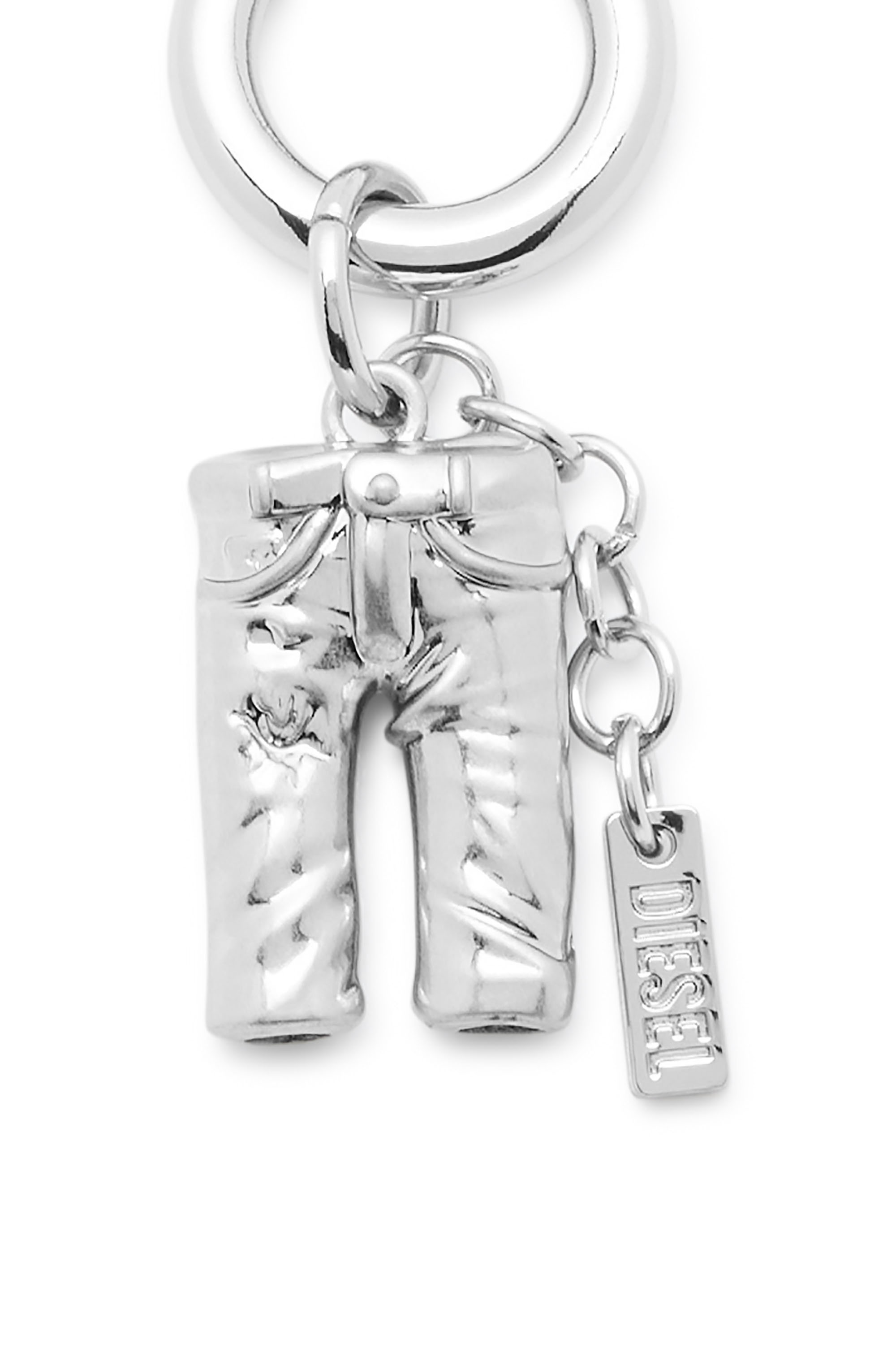 Diesel - CHARM-5PKT, Unisex's Charm in metal with logo detail in Silver - 3