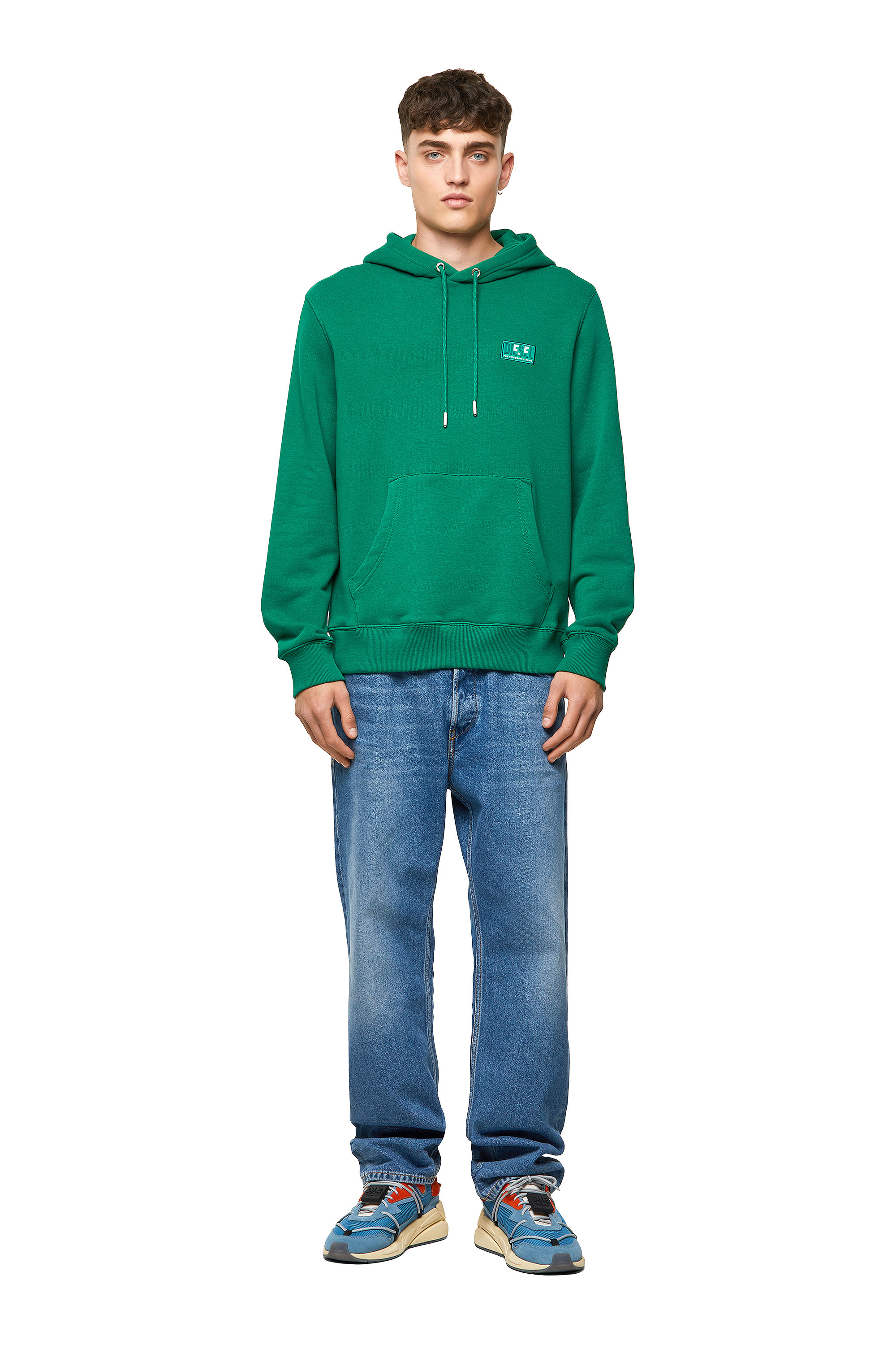 S-GIRK-HOOD-C.C, Dark Green Diesel - S-GIRK-HOOD-C.C, Dark Green - Image 1