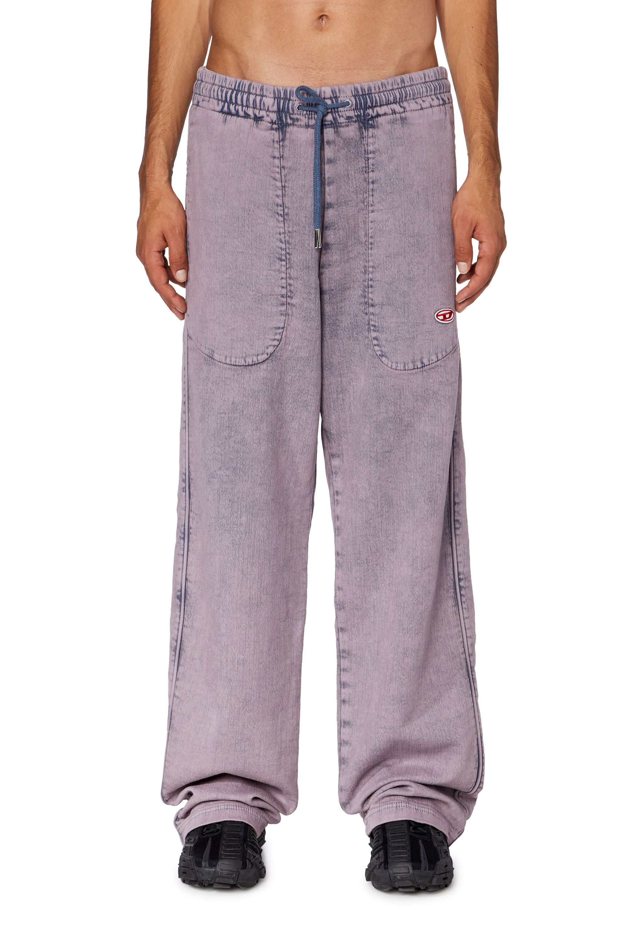 Diesel - Straight D-Martians Track Denim 09H04, Lilac - Image 5