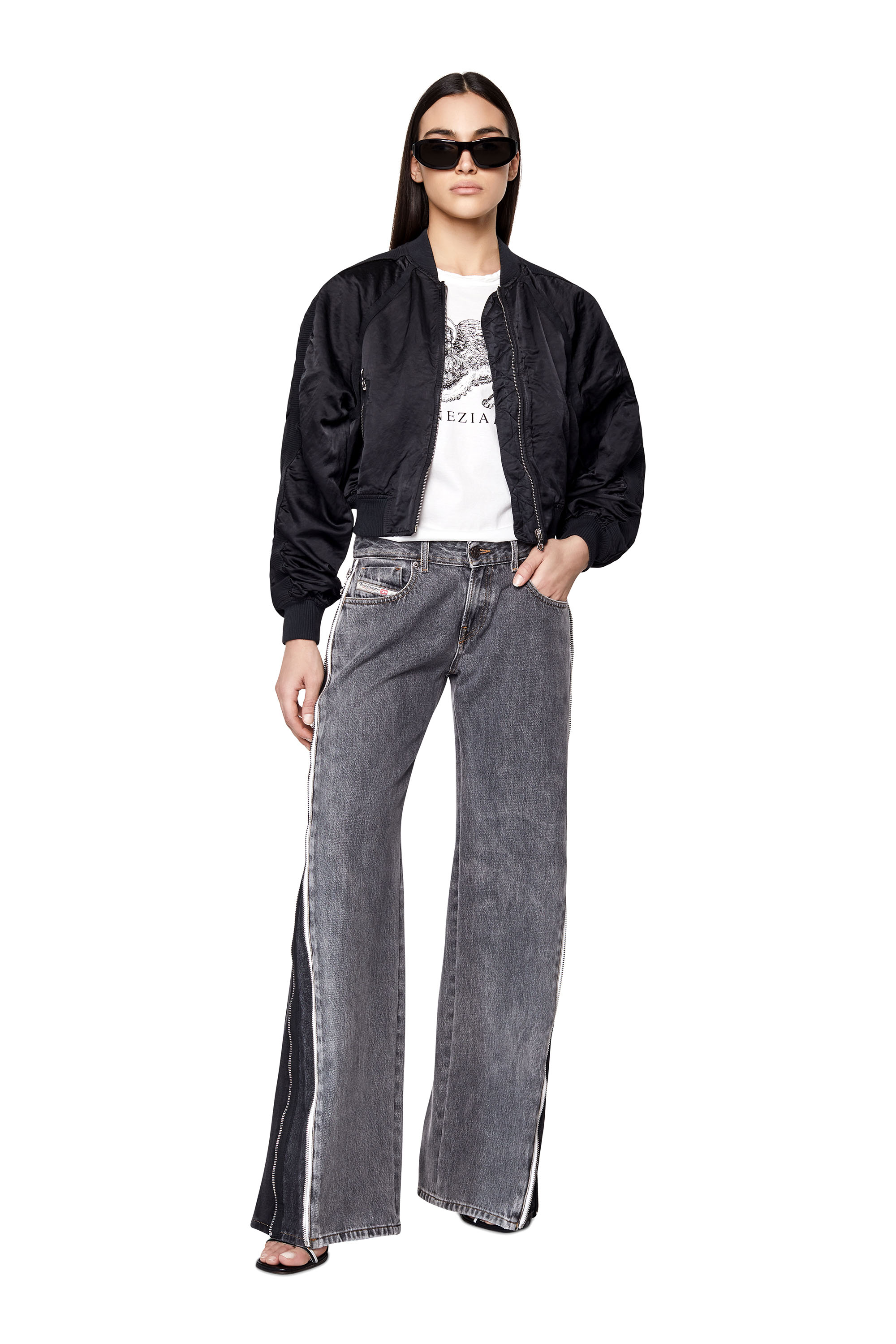 Diesel - 2002 09D18 Straight Jeans, Black/Dark grey - Image 5