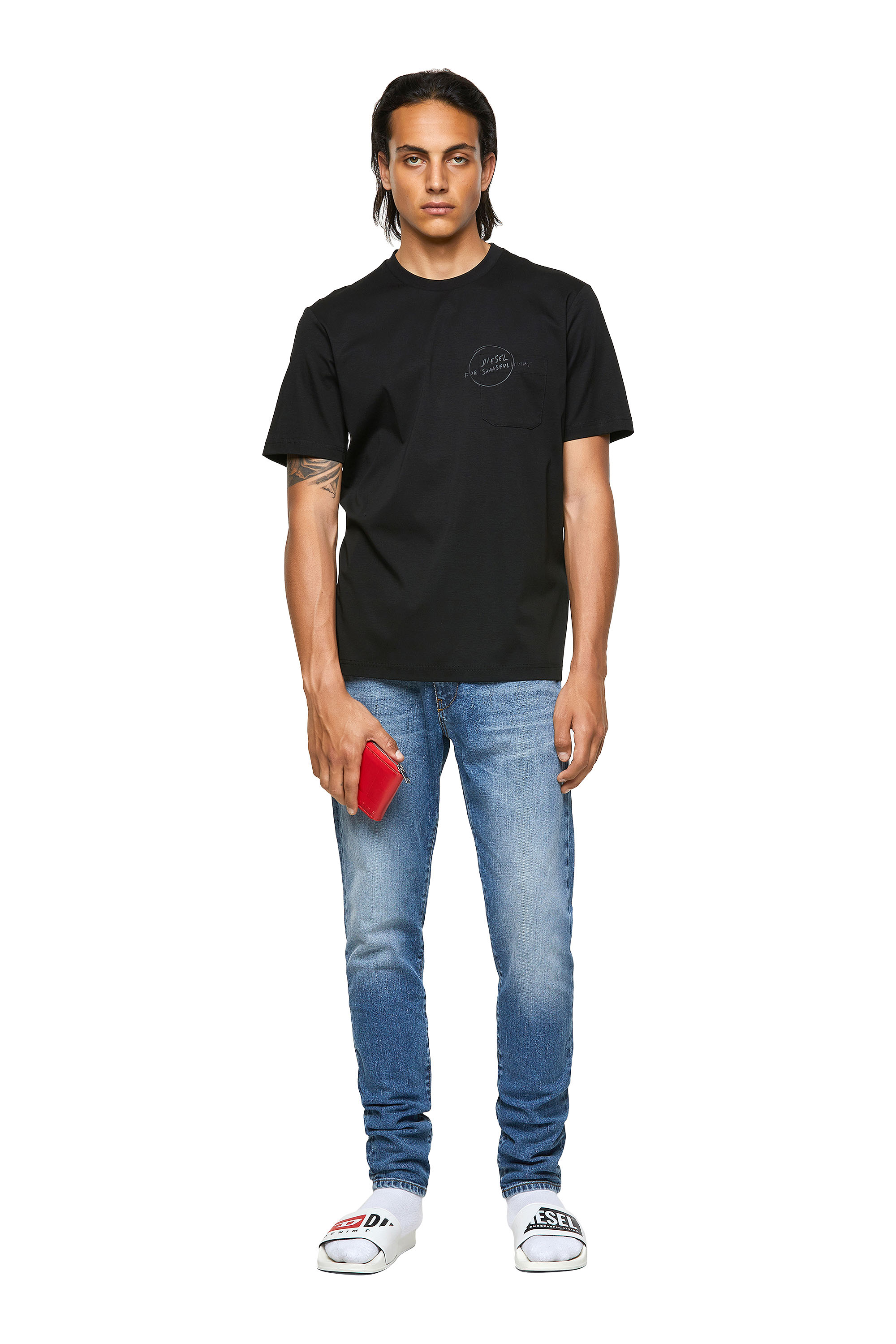 T-JUST-WORKY, Black Diesel - T-JUST-WORKY, Black - Image 1