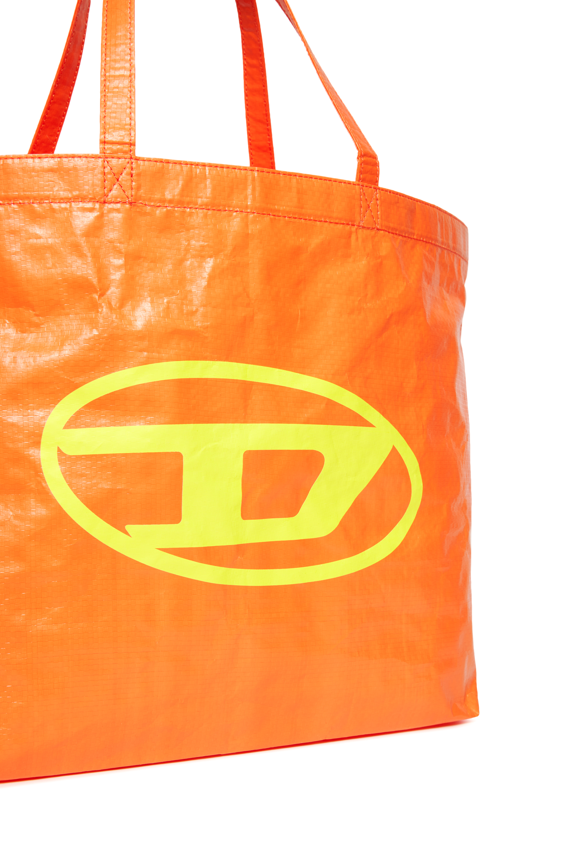 Diesel - WRITTEN, Woman's Beach bag with Oval D print in Orange - 4