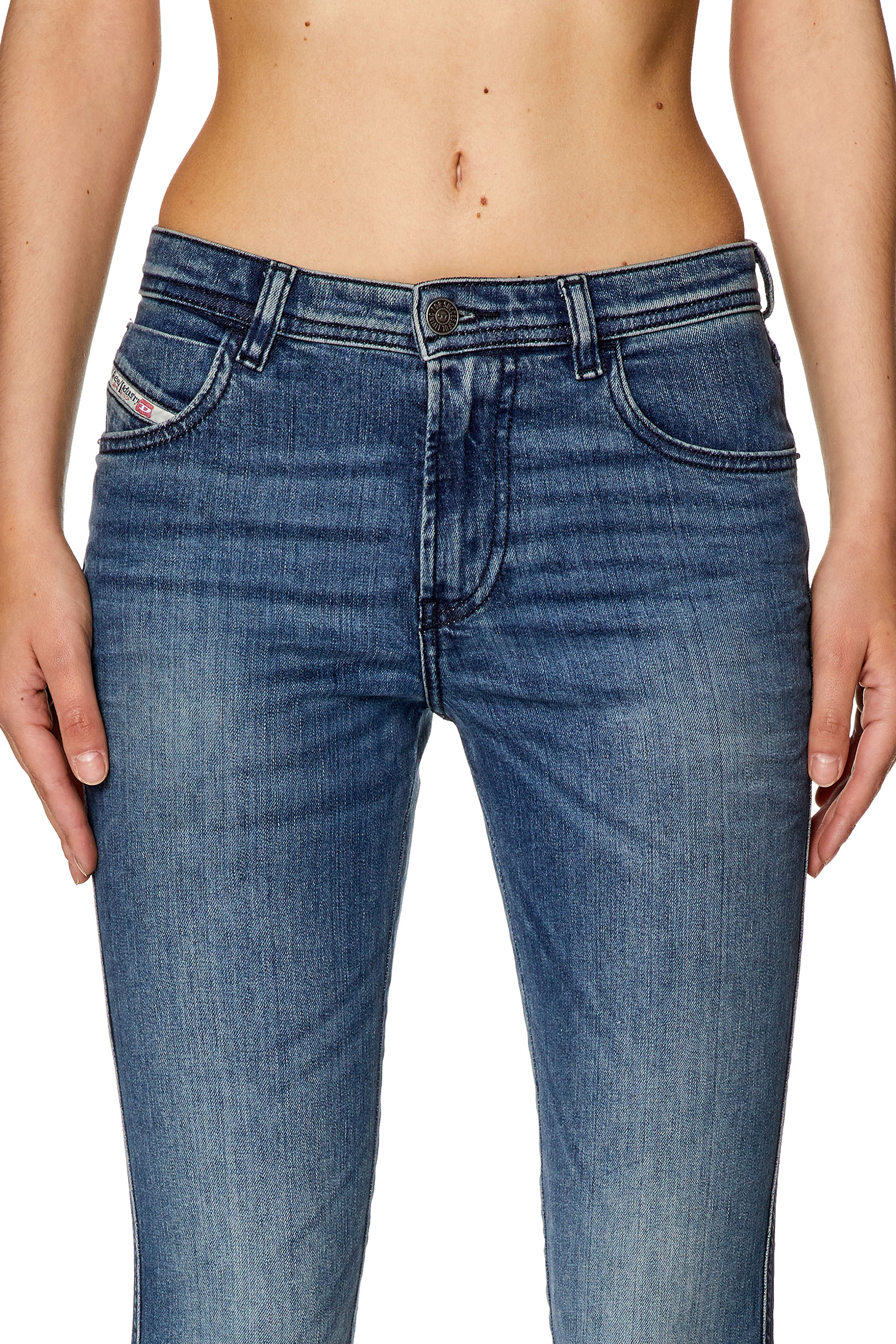 Diesel - Skinny Jeans 2015 Babhila 0LICM, Medium blue - Image 4