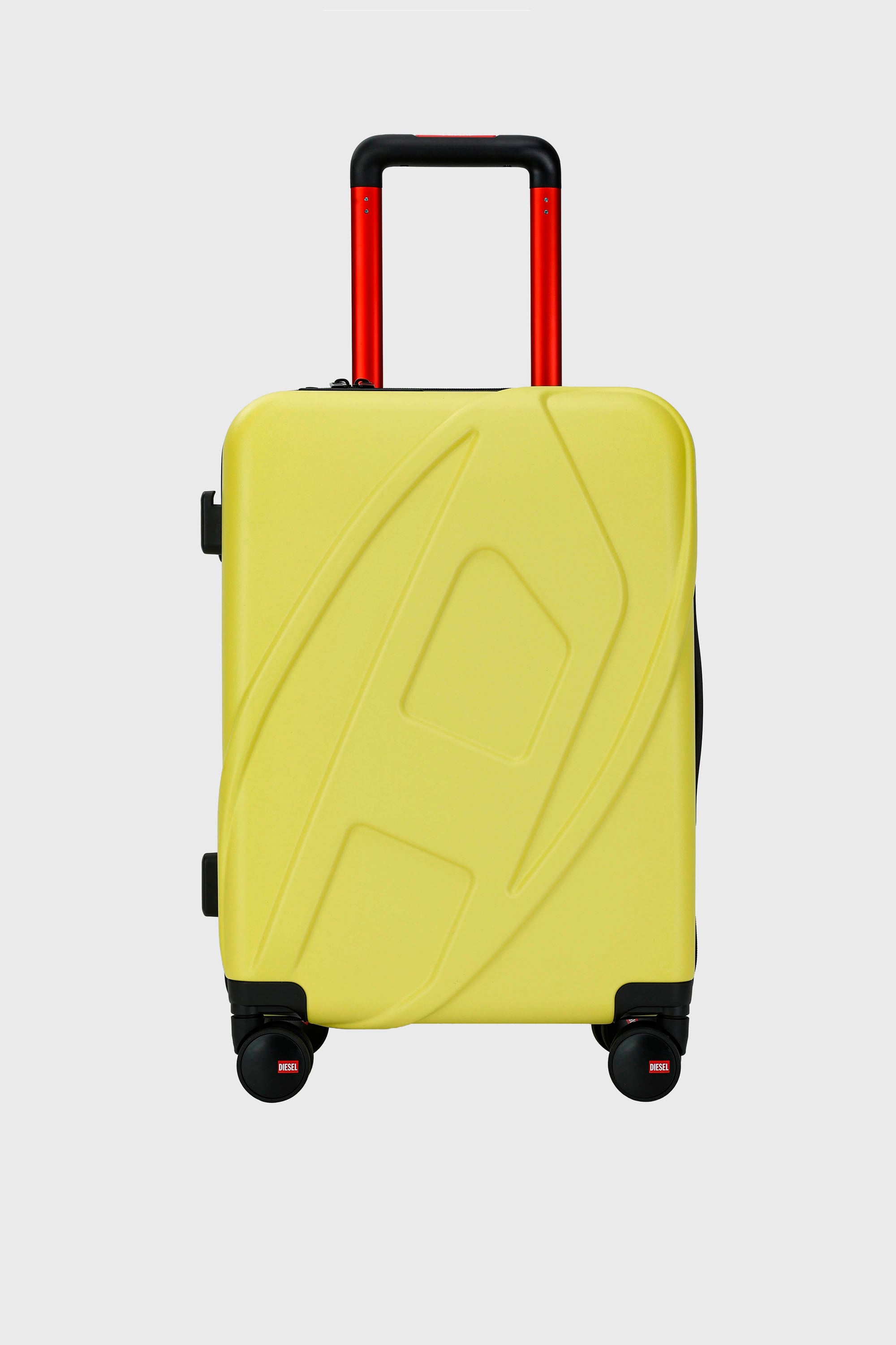 Diesel - LU0043 HARD LUGGAGE - DSL012, Unisex's Oval D suitcase size S in Yellow - 1