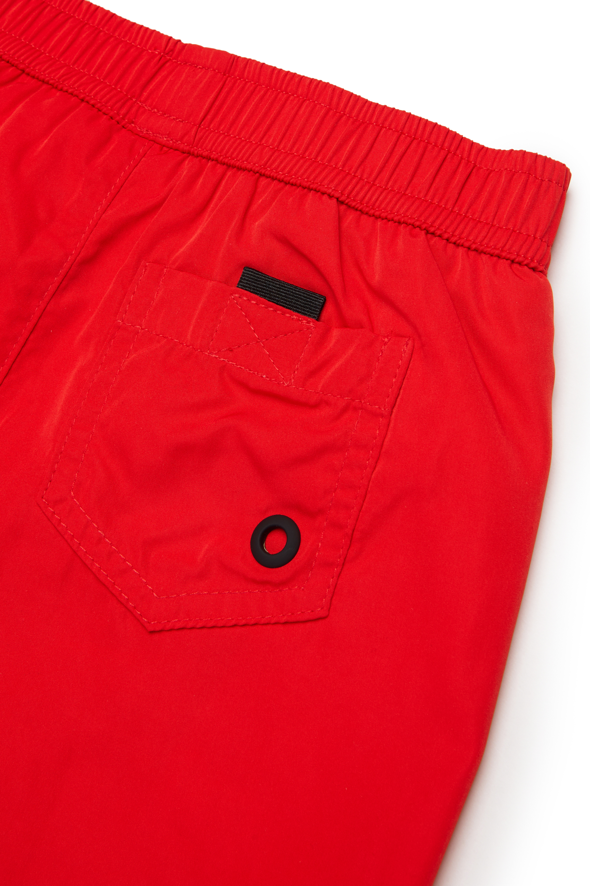 Diesel - MISITB, Man's Swim shorts with maxi Biscotto print in Red - 4