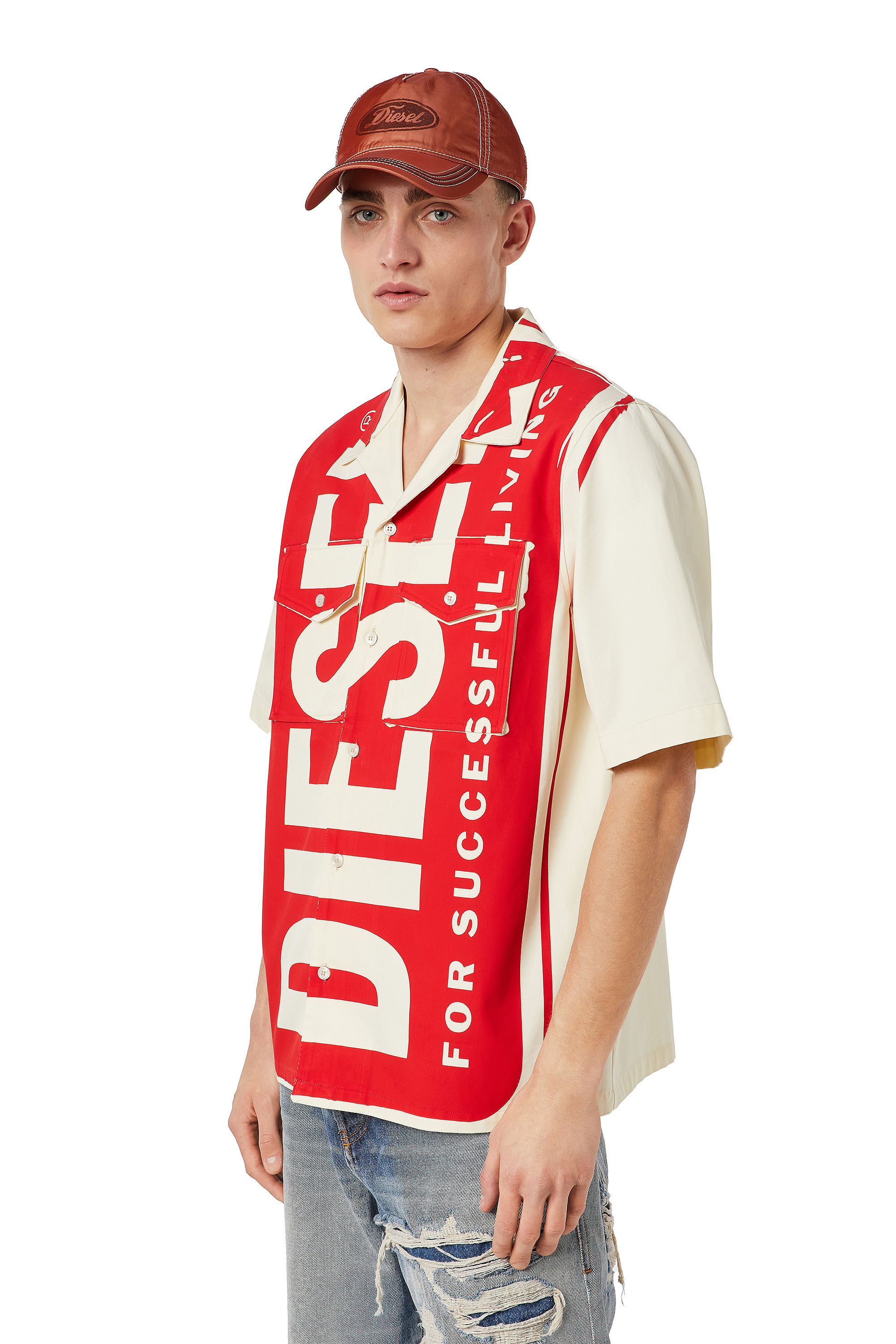 Diesel - S-MAC-A, White/Red - Image 4