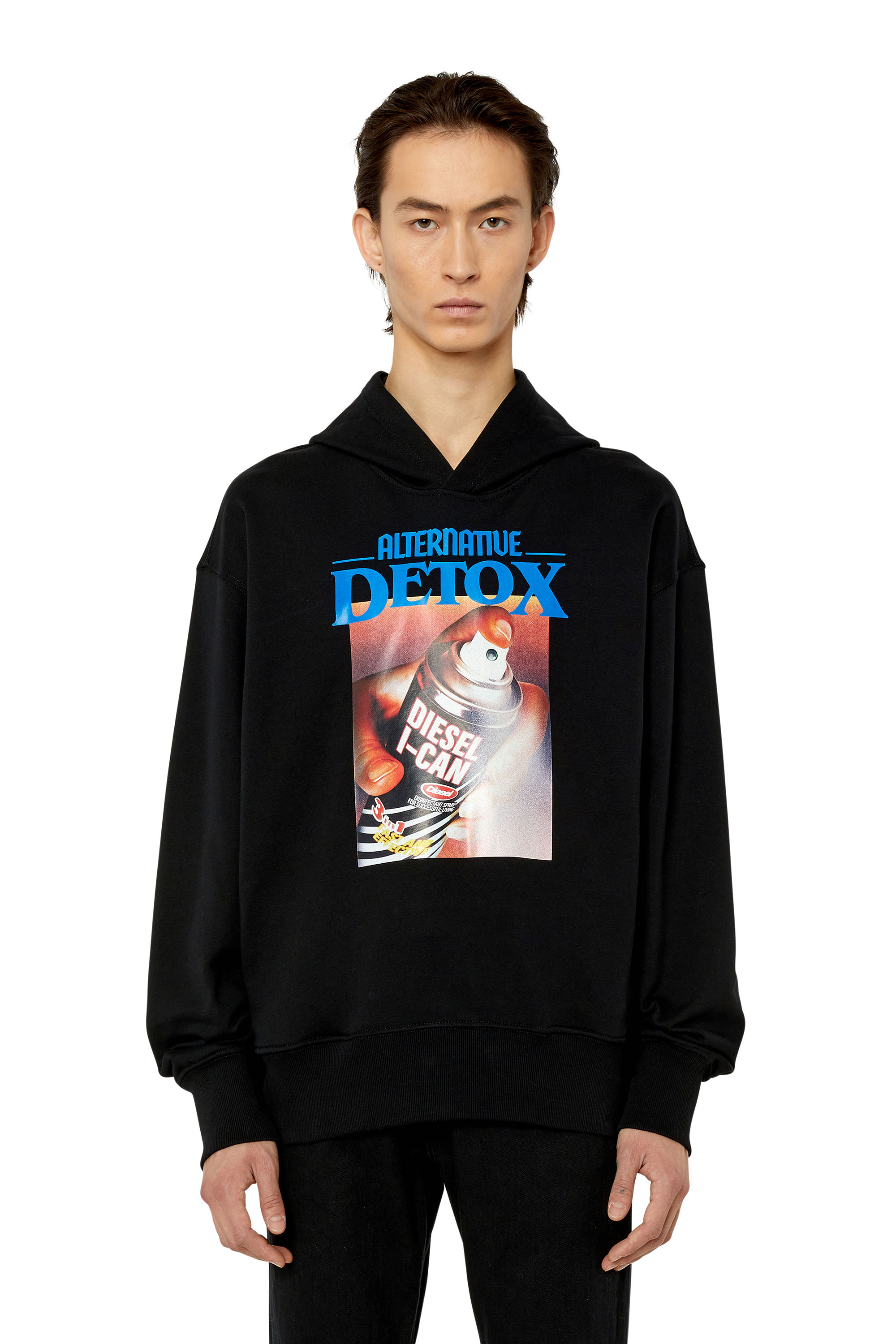 Diesel - S-MACSOUT-HOOD, Black - Image 1
