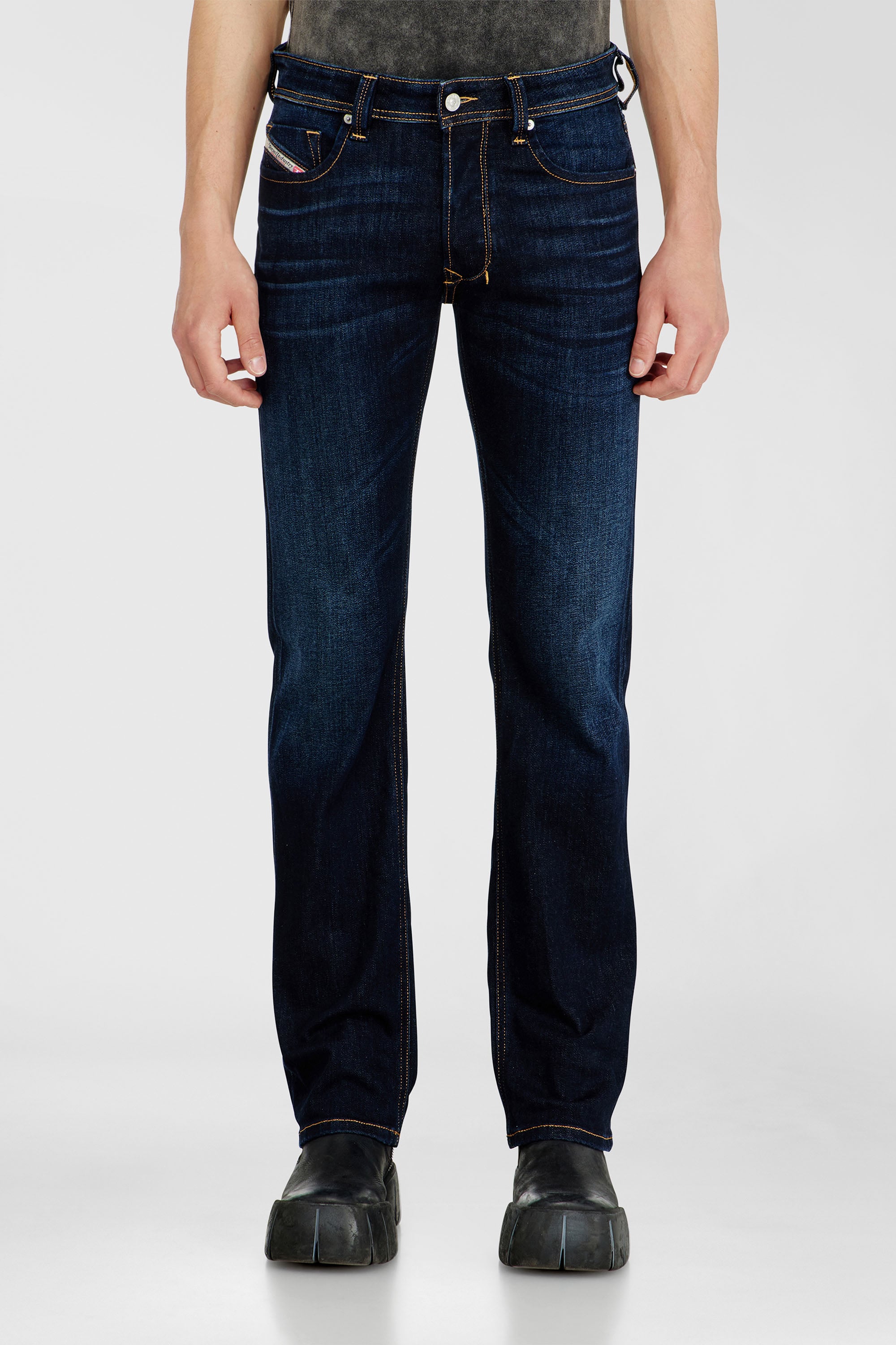 Diesel - Man's Regular Jeans 1985 Larkee 09Q15, Dark Blue - 1