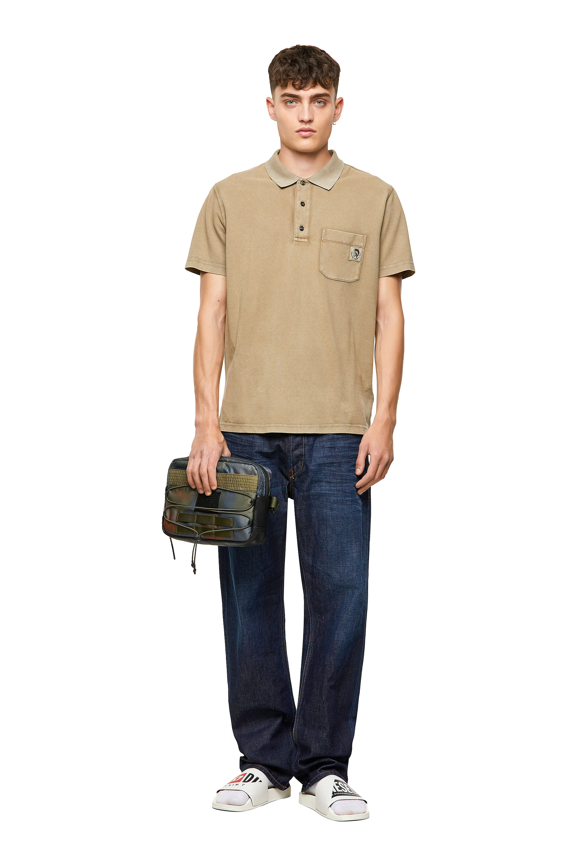 T-POLO-WORKY-B1, Military Green Diesel - T-POLO-WORKY-B1, Military Green - Image 1