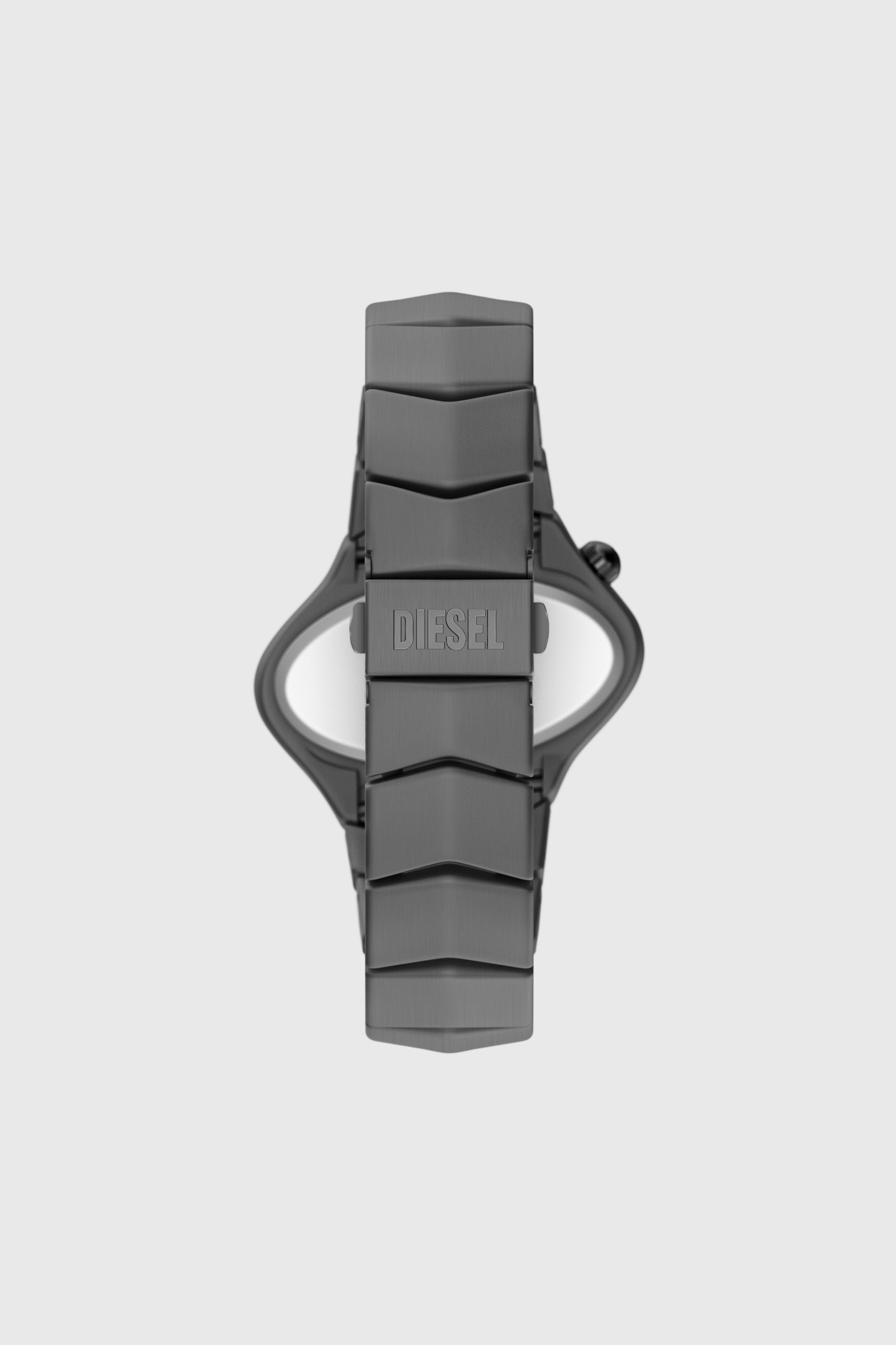 Diesel - DZ2241 WATCH, Man's D-Rush gunmetal stainless steel watch in Dark grey - 2