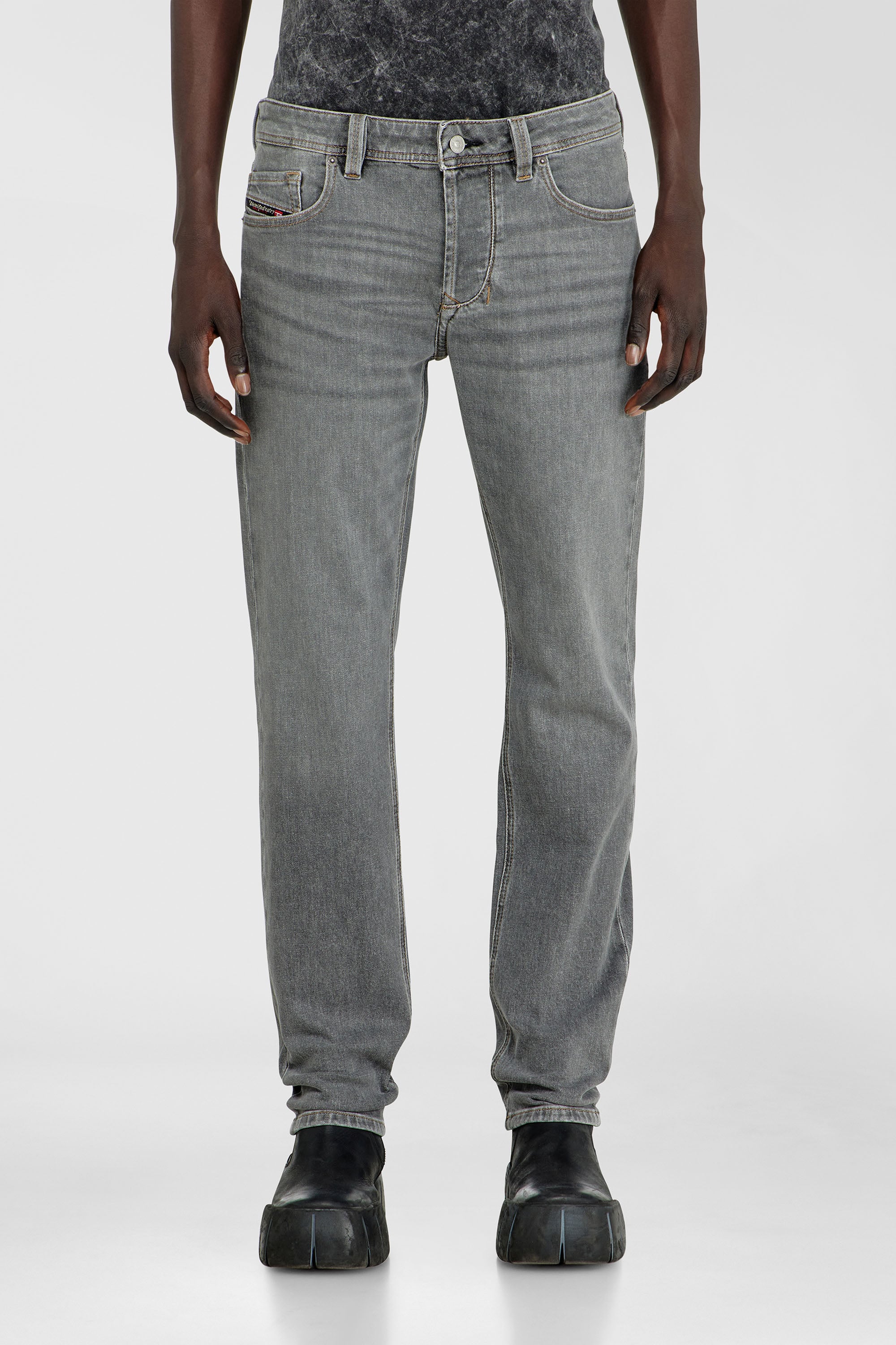 Diesel - Man's Regular Jeans 1986 Larkee-Beex 0KBBI, Grey - 1