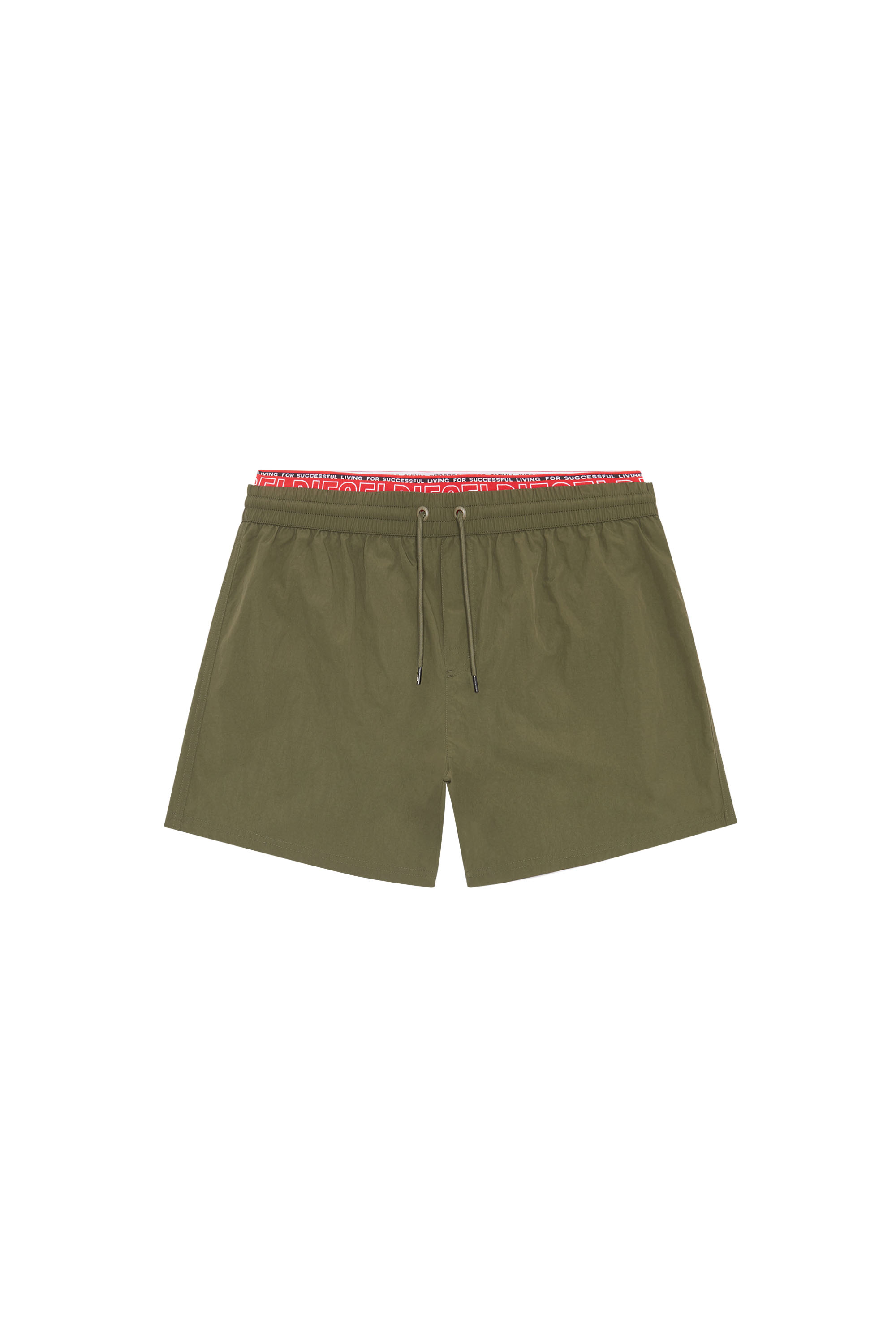 BMBX-DOLPHIN, Military Green - Swim shorts
