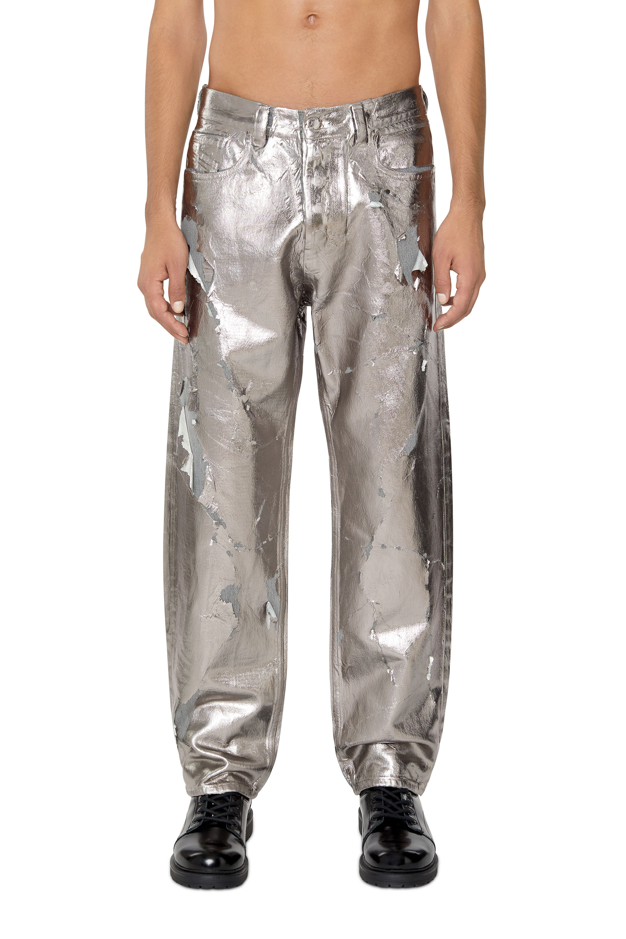 Diesel - 2010 D-Macs 007F7 Straight Jeans, Light Grey - Image 1