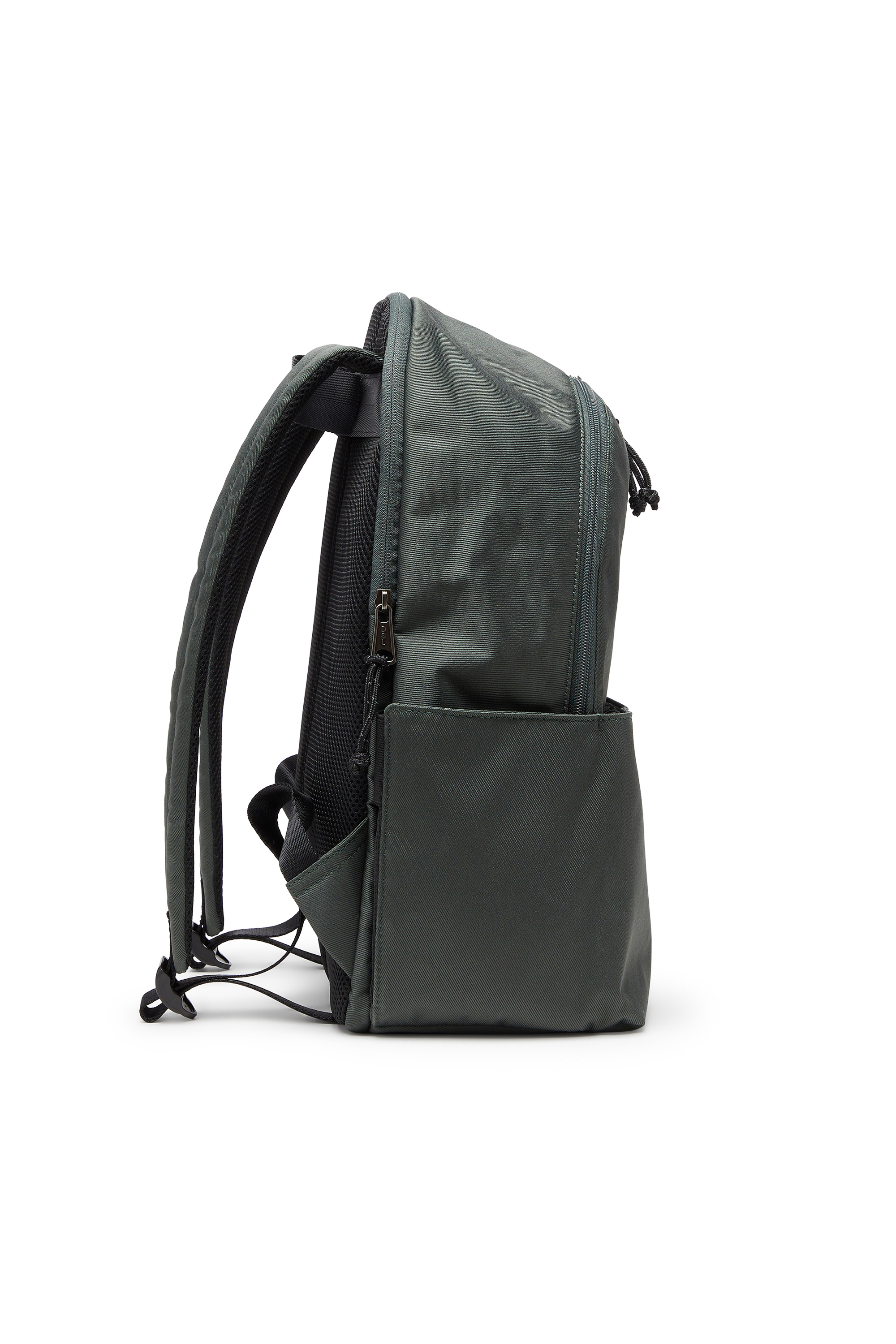 Diesel - D-PACK BACKPACK X, Unisex's D-Pack - Backpack in nylon with emblem logo in Dark Green - 4