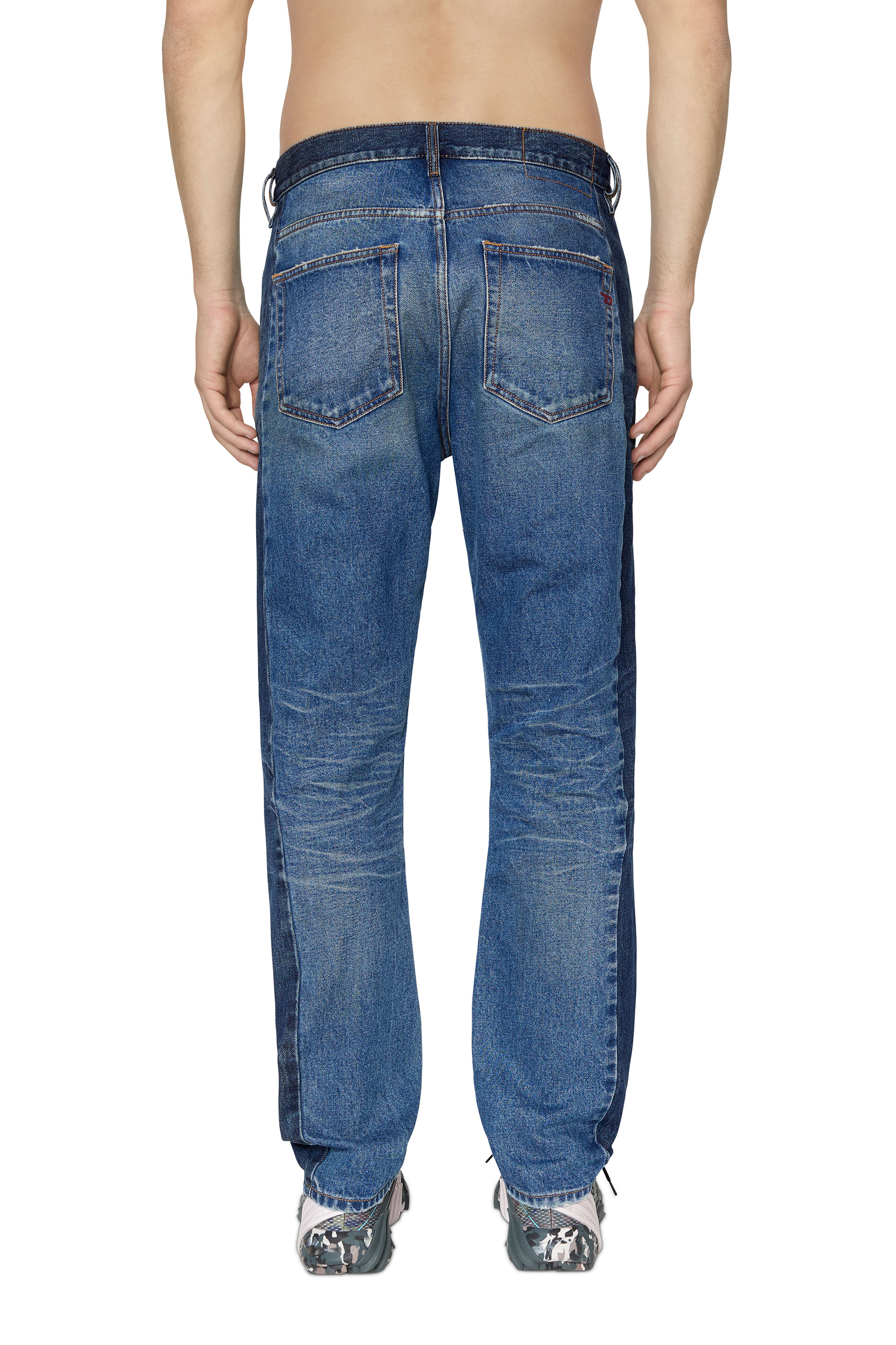 Diesel - 2020 D-Viker 09E22 Straight Jeans, Medium blue - Image 3