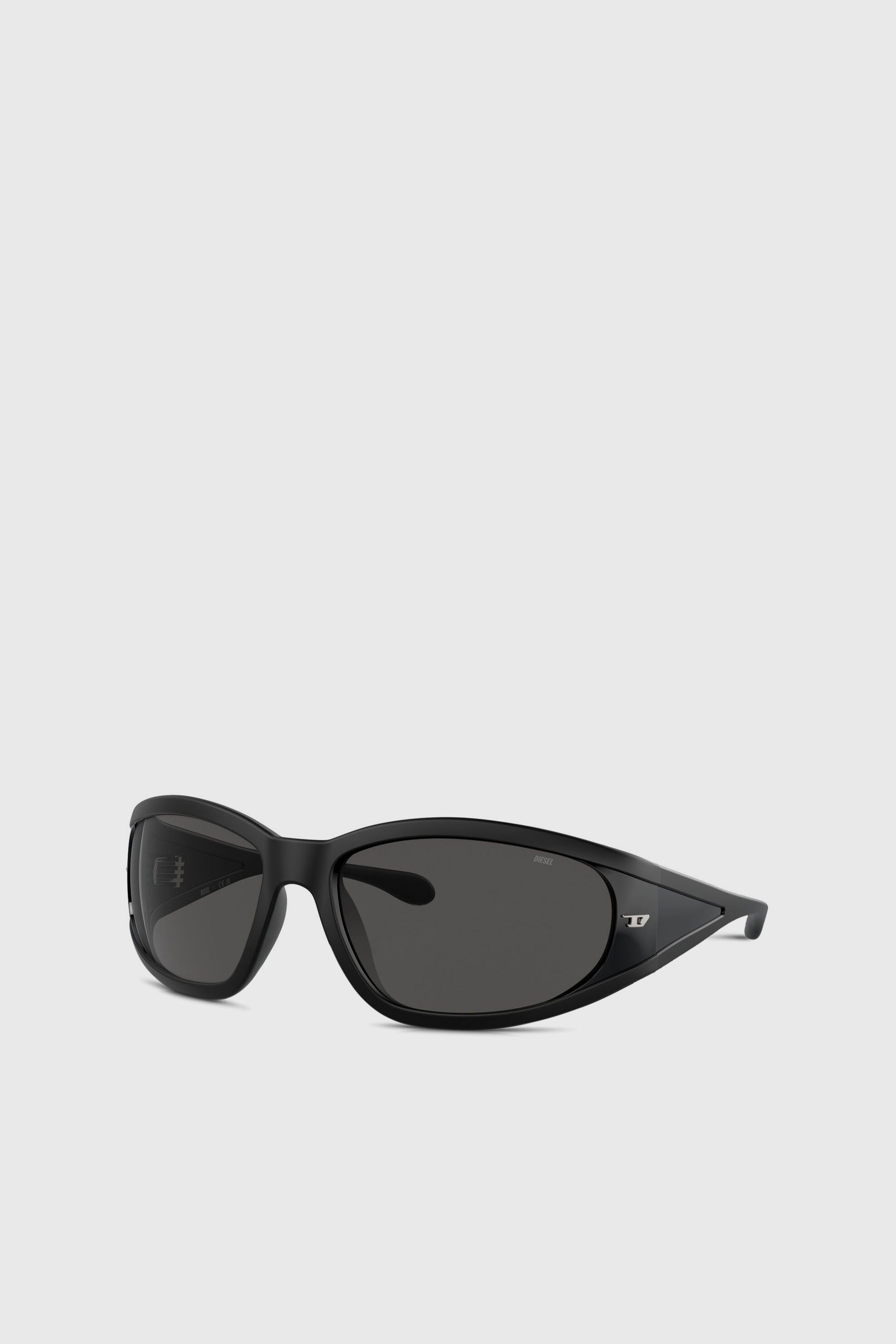 Diesel - 0DL3002, Unisex's Rectangular sunglasses in acetate in Black - 5