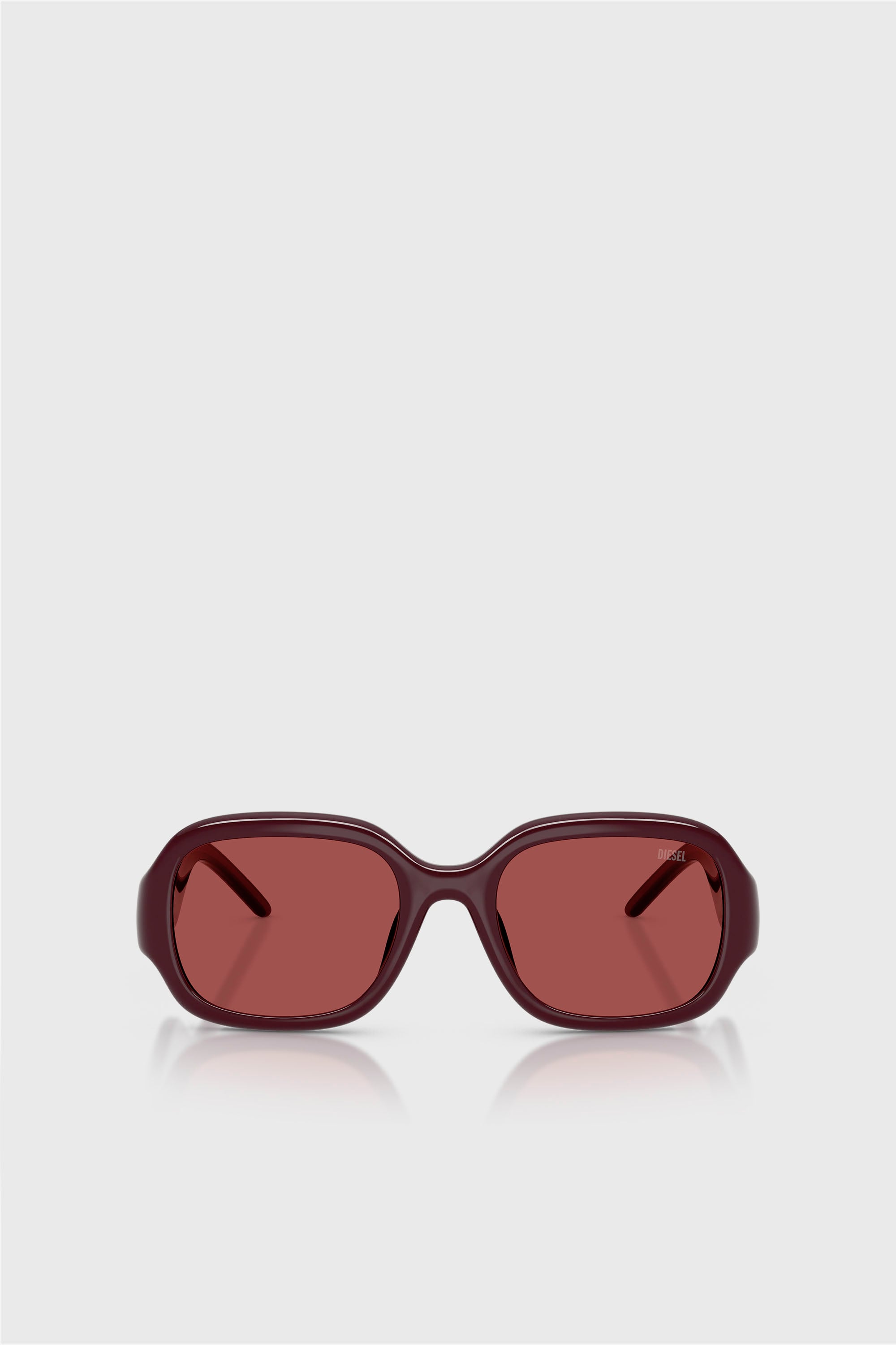 Diesel - 0DL3023U, Unisex's Pillow Sunglasses in Burgundy - 1