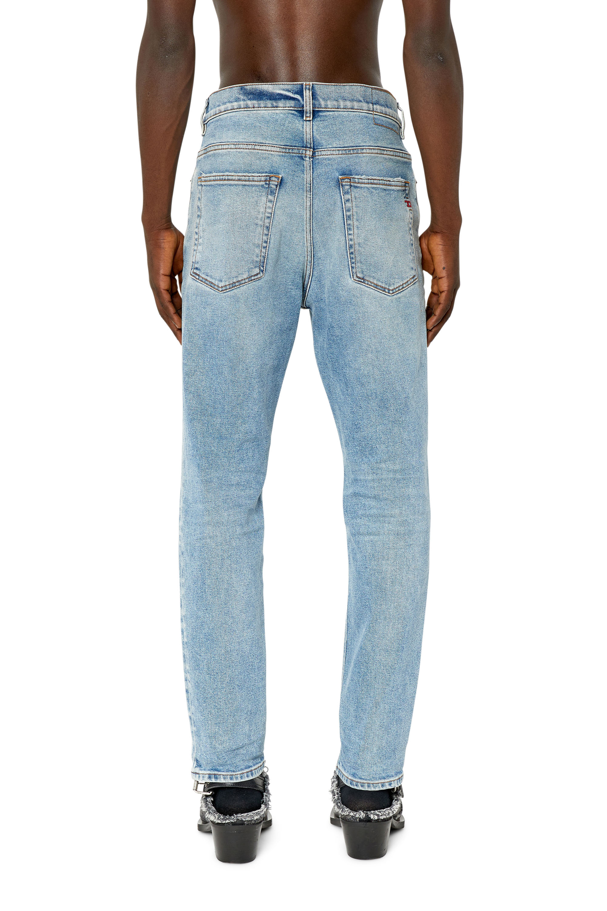 Diesel - 2005 D-Fining 09E86 Tapered Jeans, Light Blue - Image 2